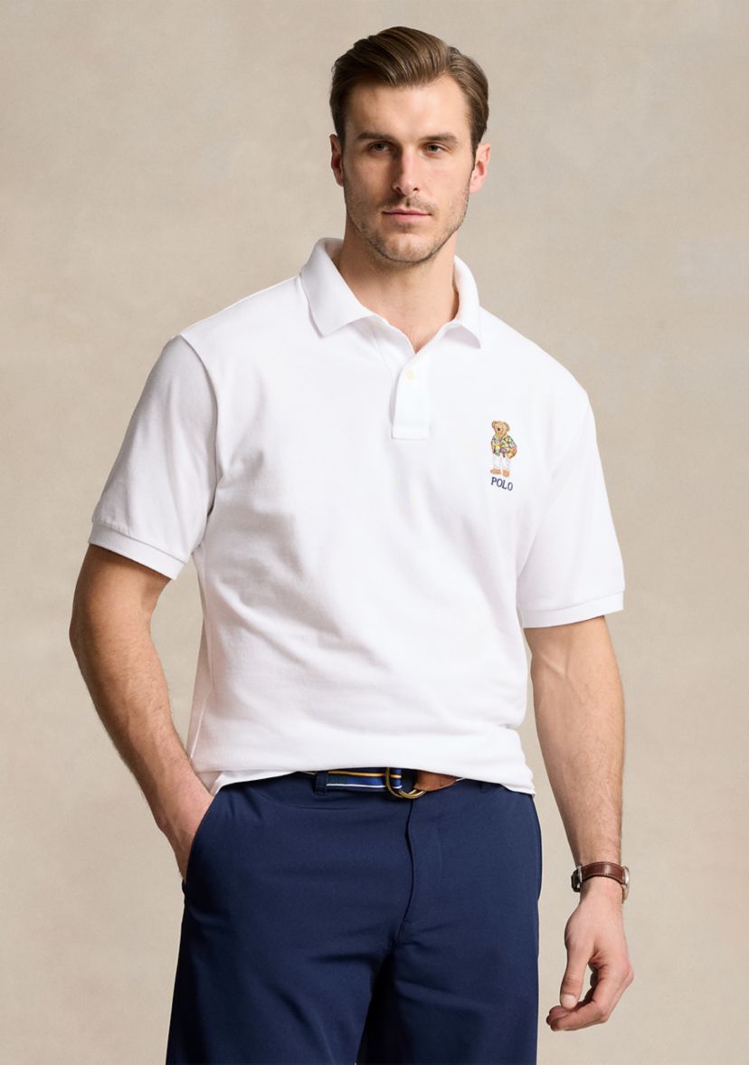 Big & Tall Polo Bear Mesh Polo Shirt