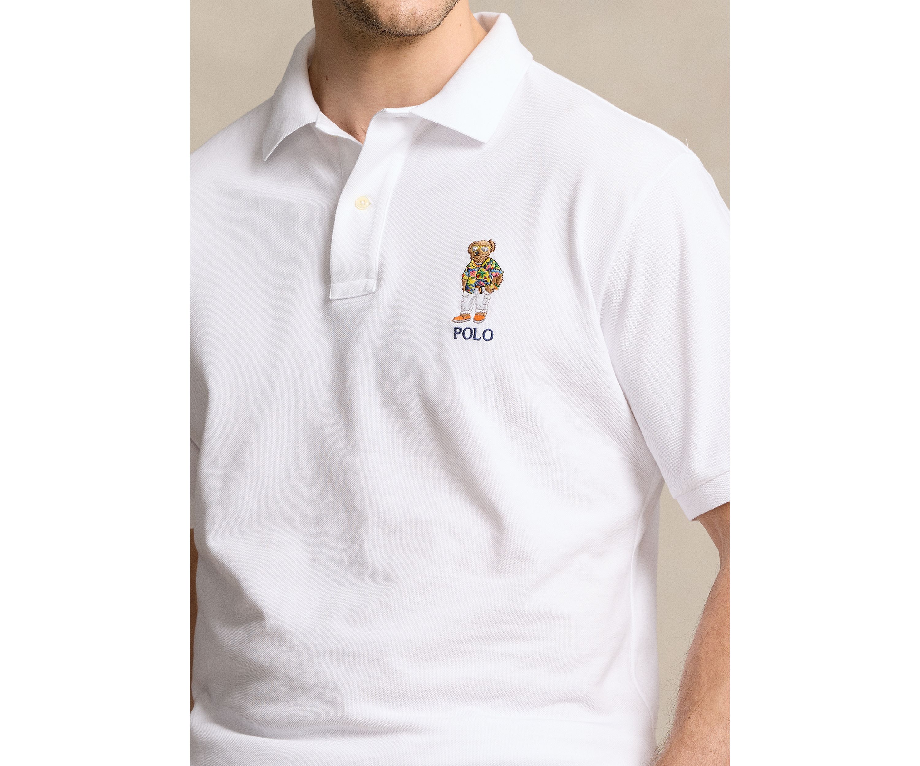 Big & Tall Polo Bear Mesh Polo Shirt