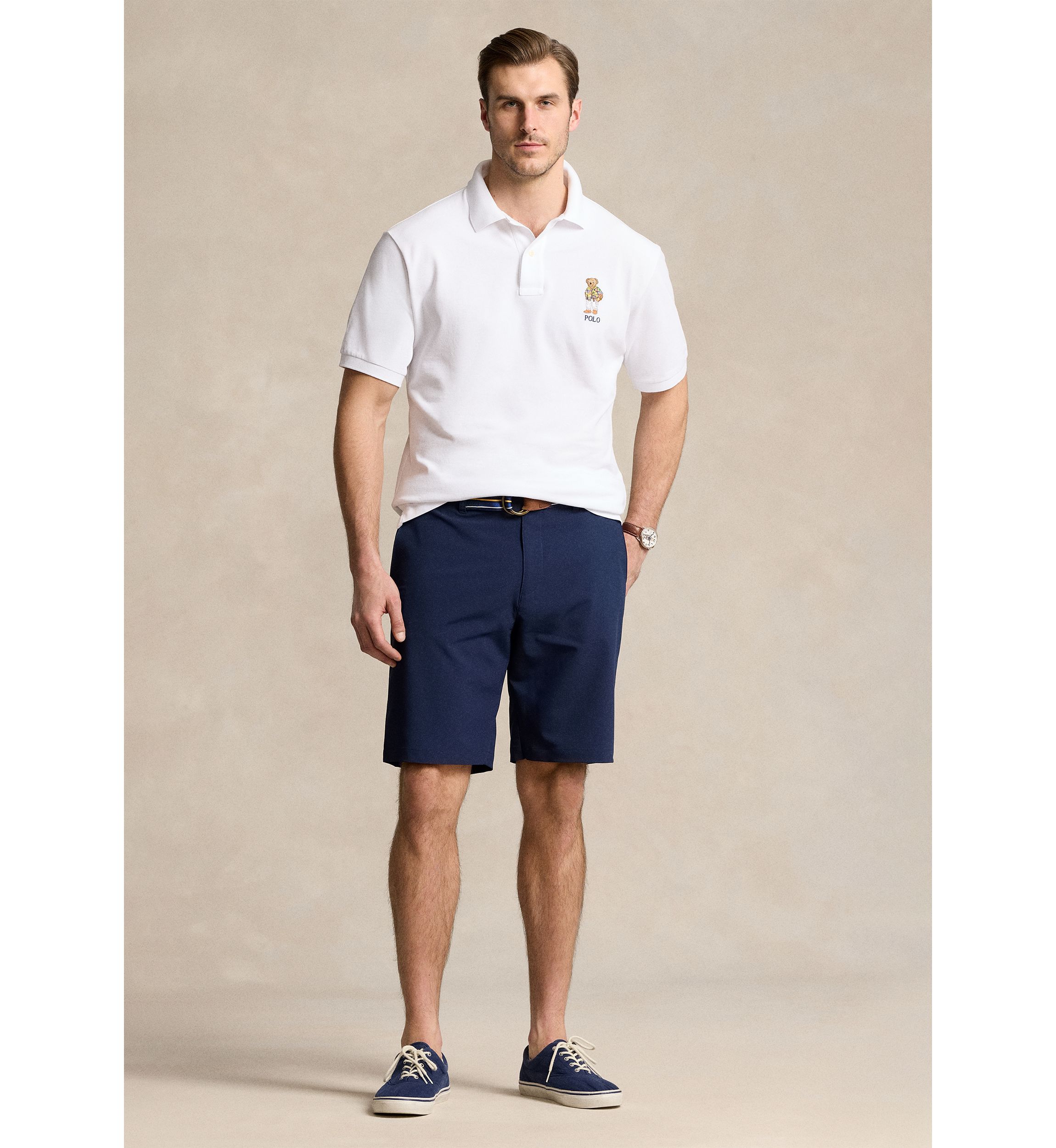Big & Tall Polo Bear Mesh Polo Shirt