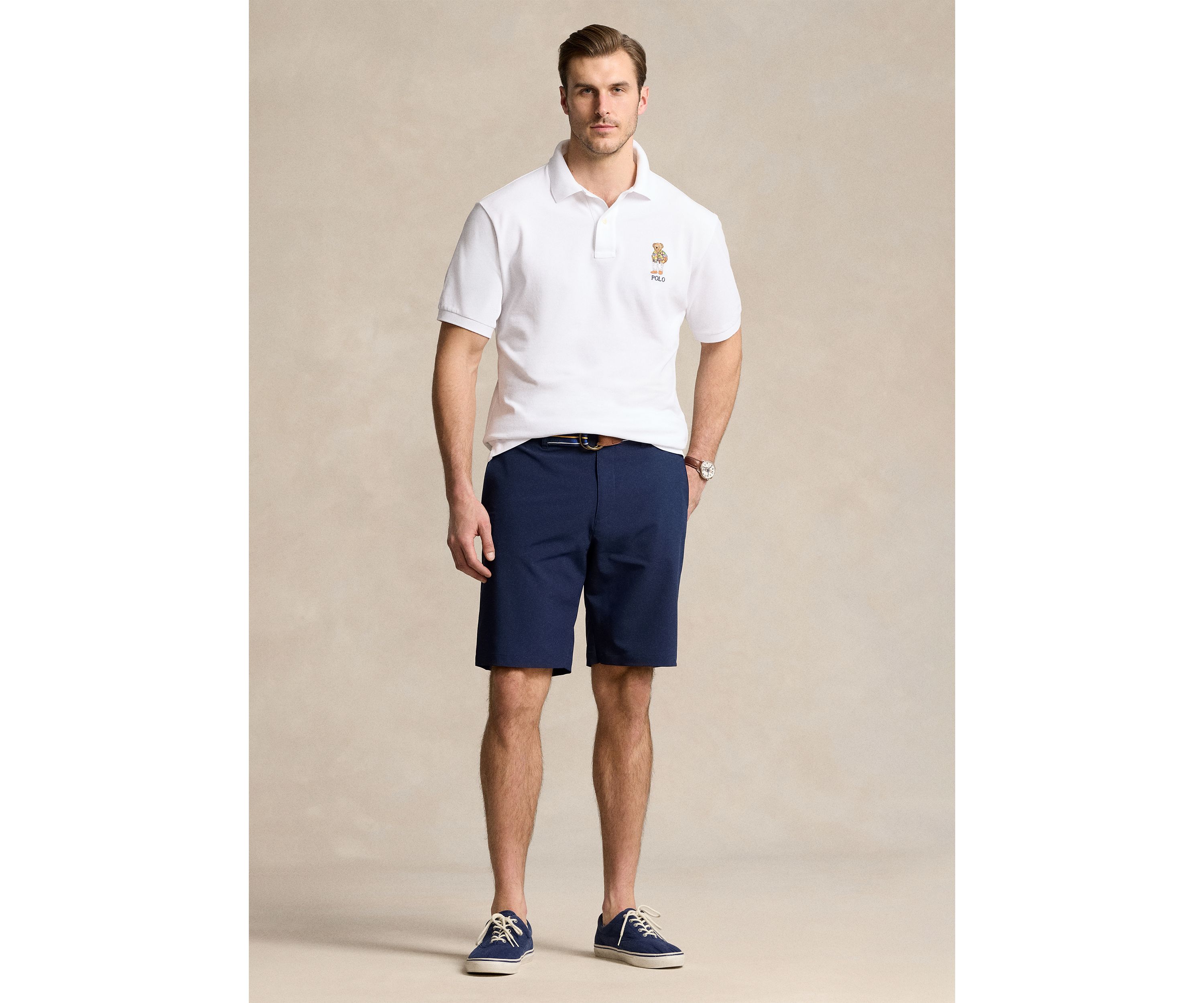 Big & Tall Polo Bear Mesh Polo Shirt