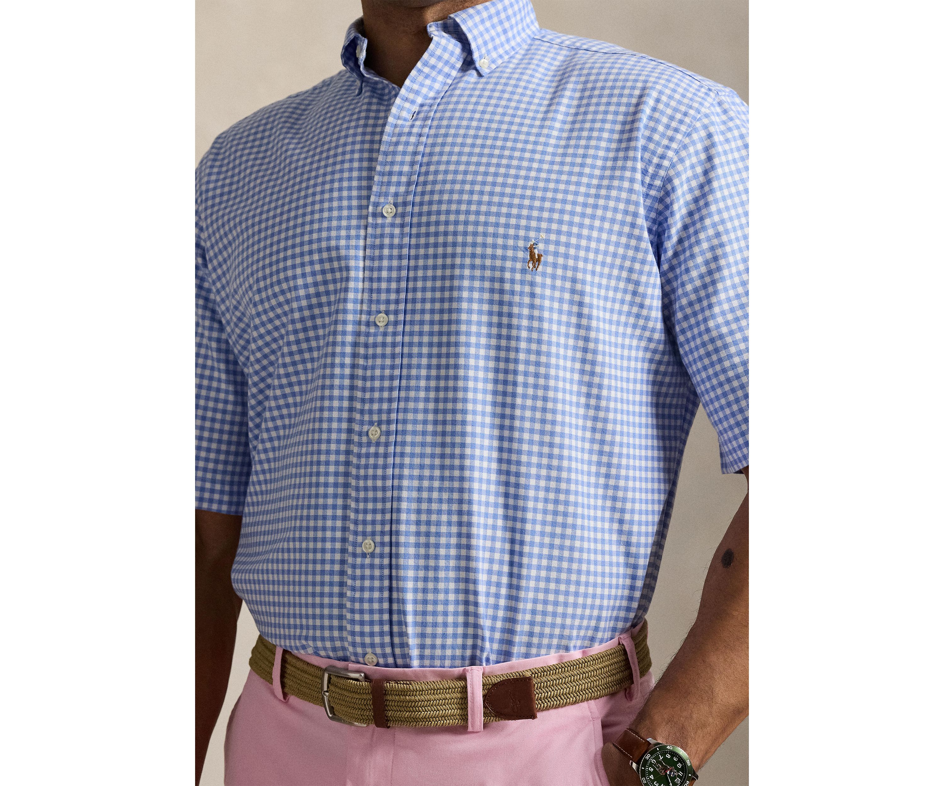 Big & Tall Plaid Oxford Shirt