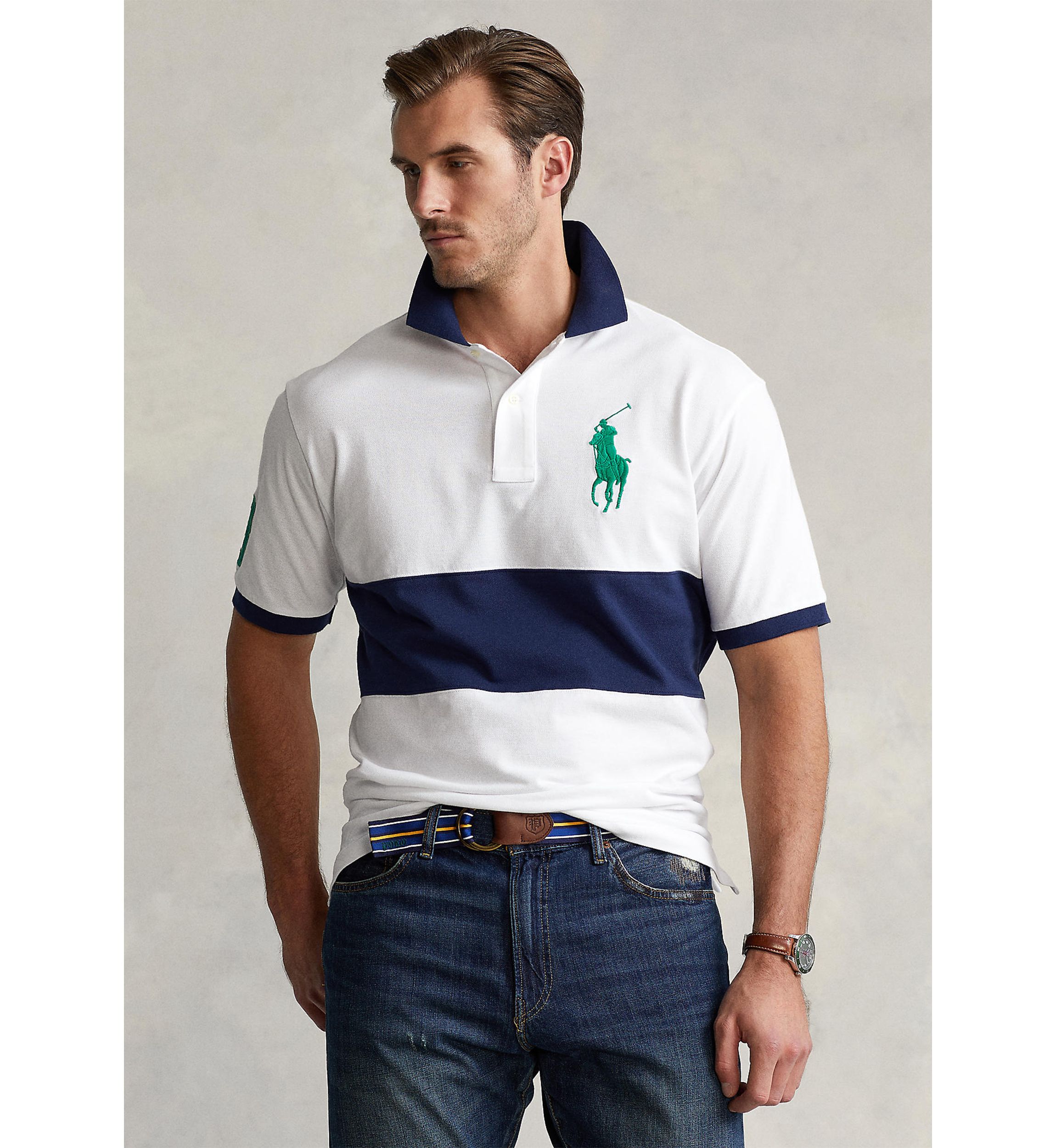 Big & Tall Big Pony Mesh Polo Shirt