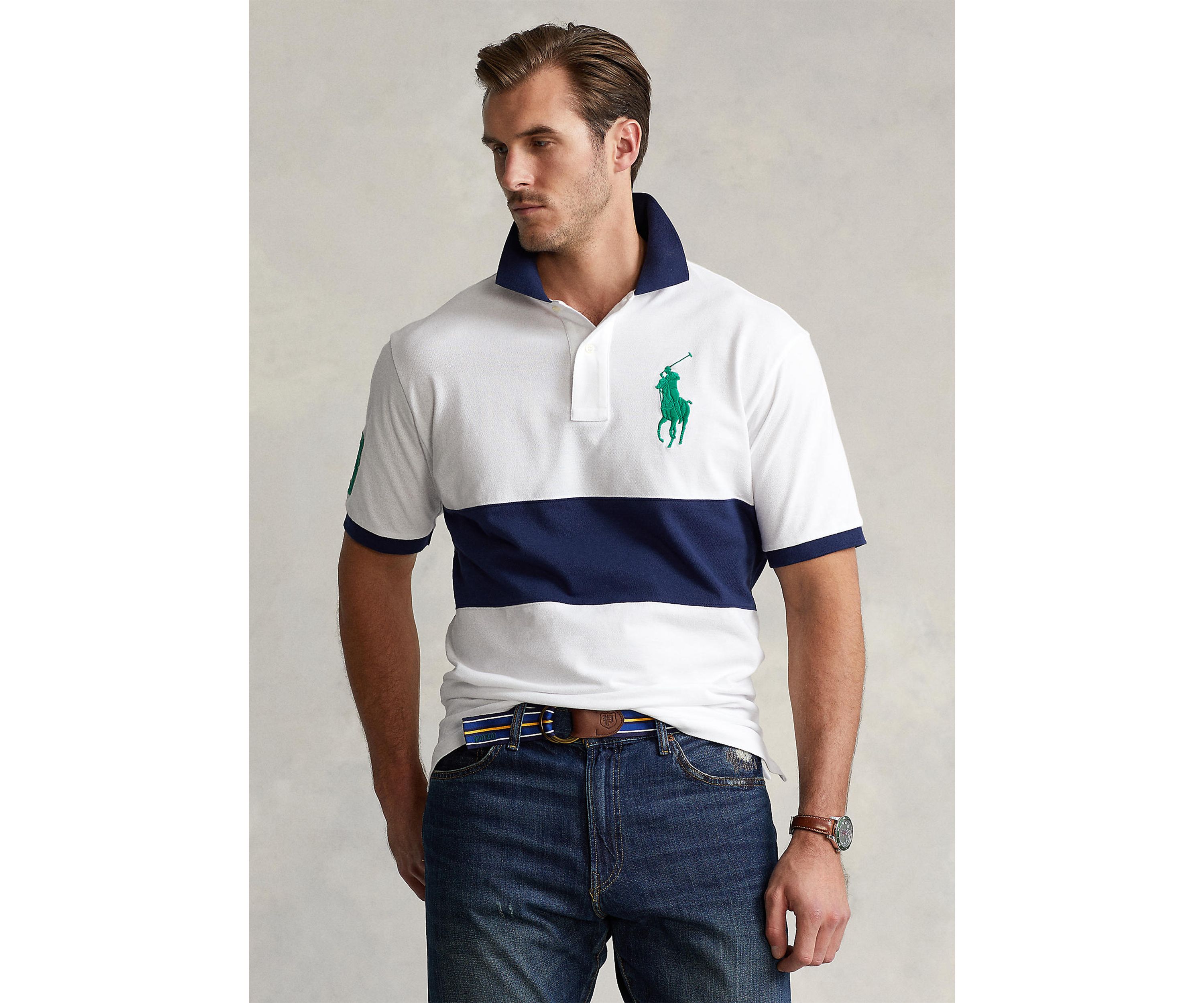 Big & Tall Big Pony Mesh Polo Shirt