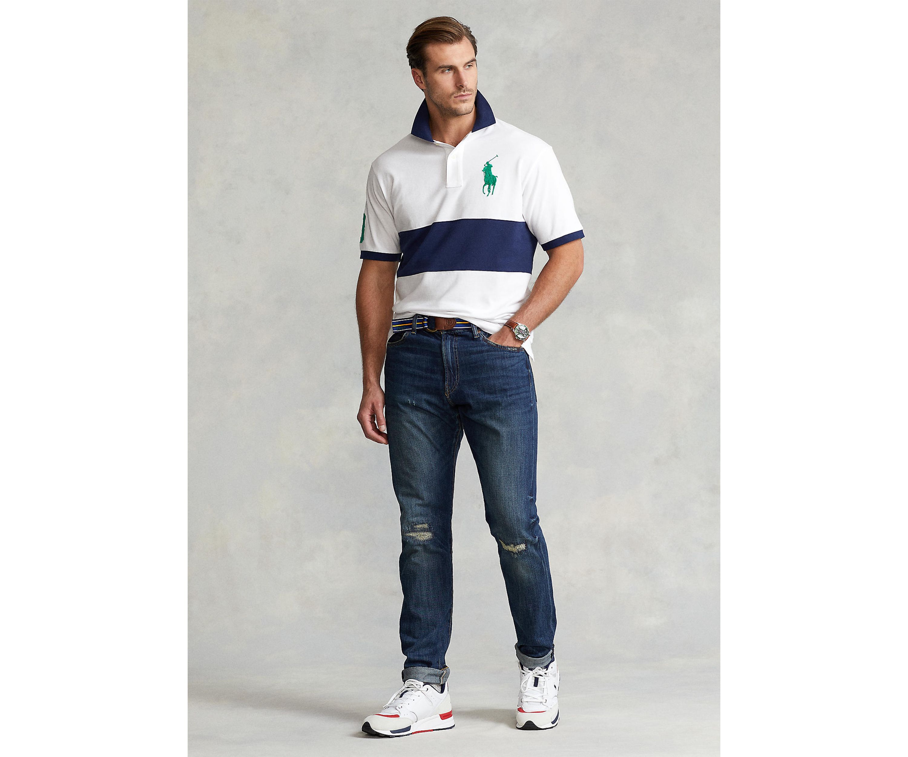 Big & Tall Big Pony Mesh Polo Shirt