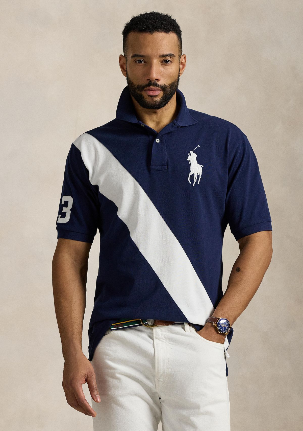 Big & Tall Big Pony Mesh Polo Shirt
