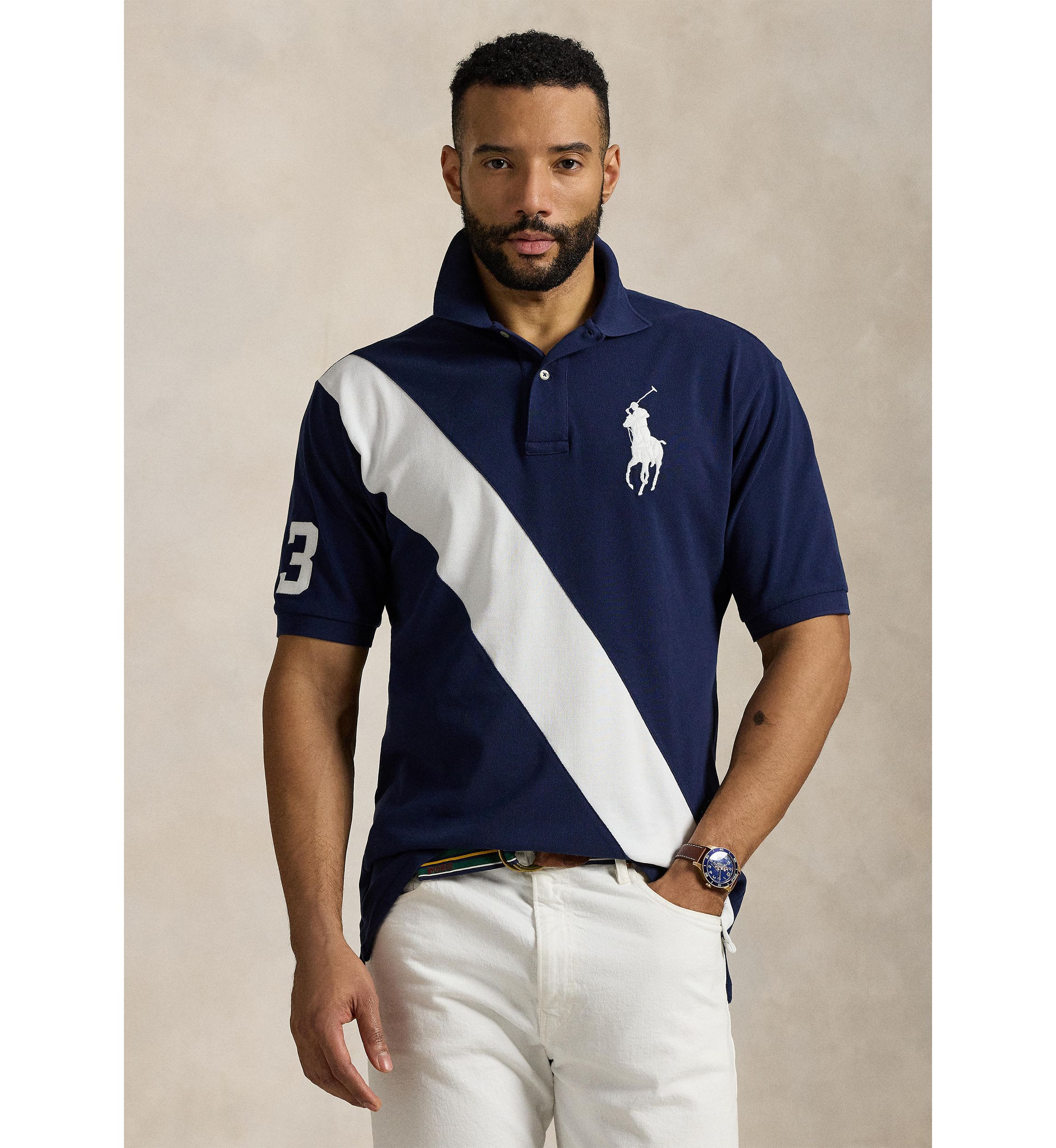Big & Tall Big Pony Mesh Polo Shirt