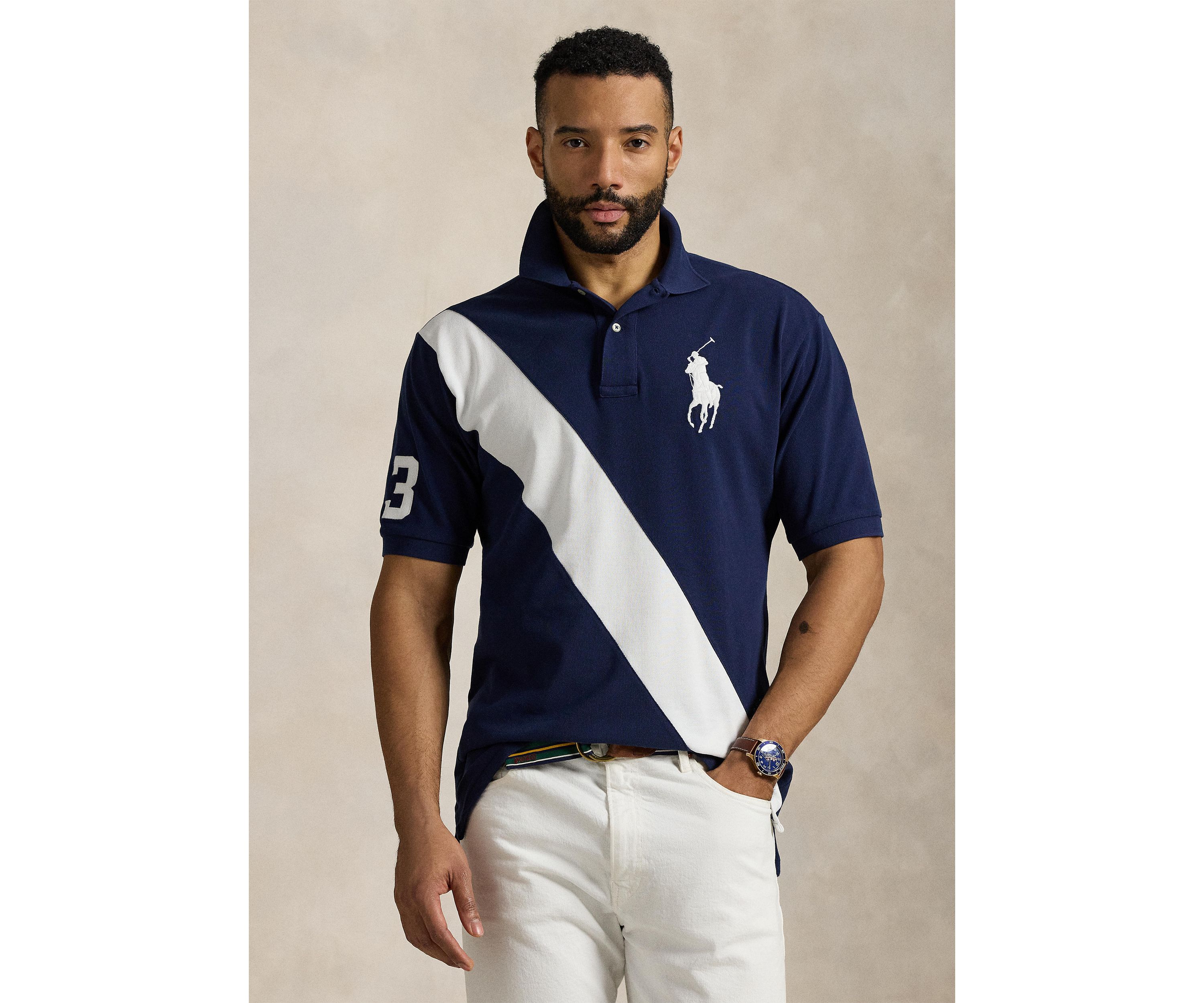 Big & Tall Big Pony Mesh Polo Shirt