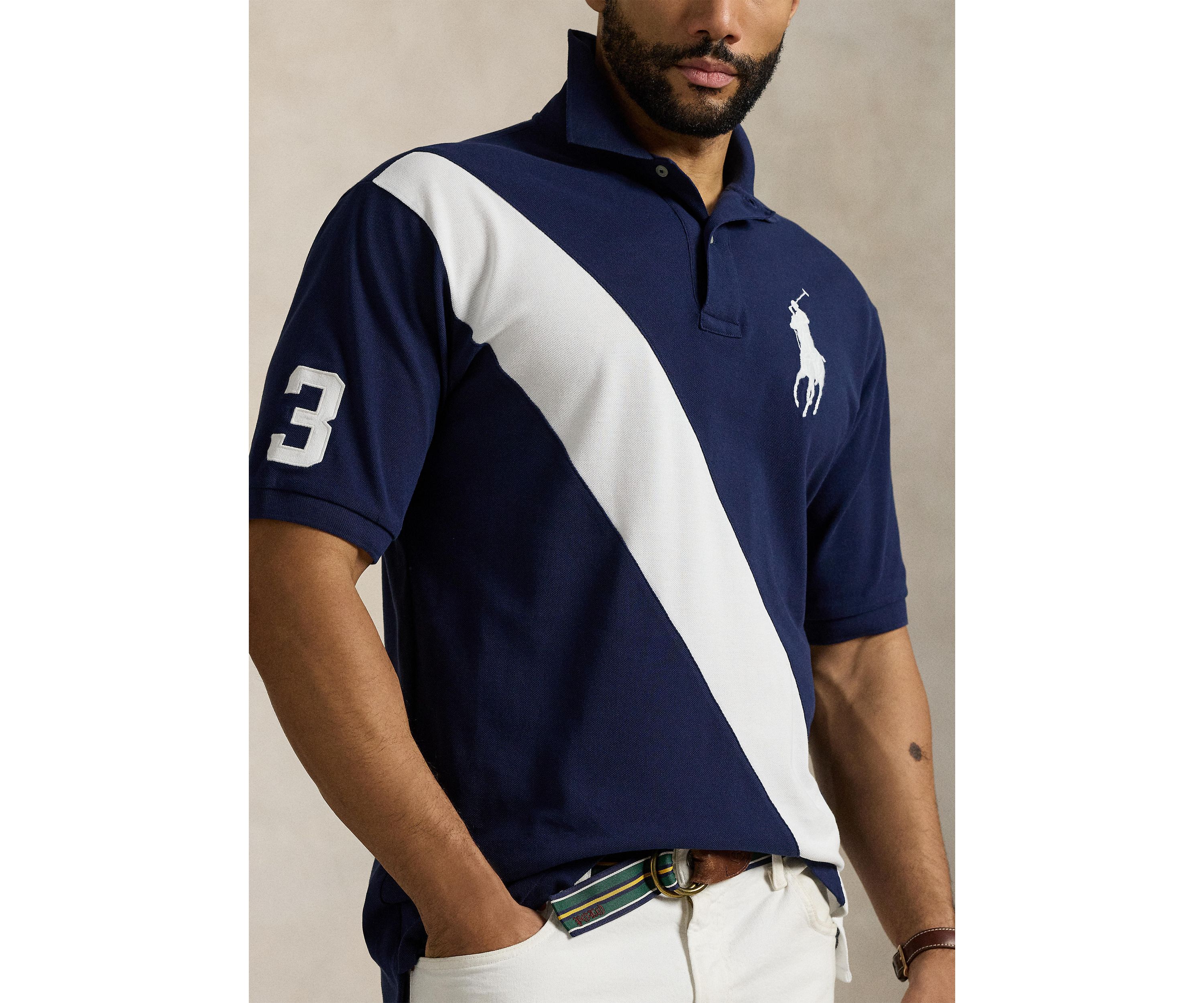 Big & Tall Big Pony Mesh Polo Shirt