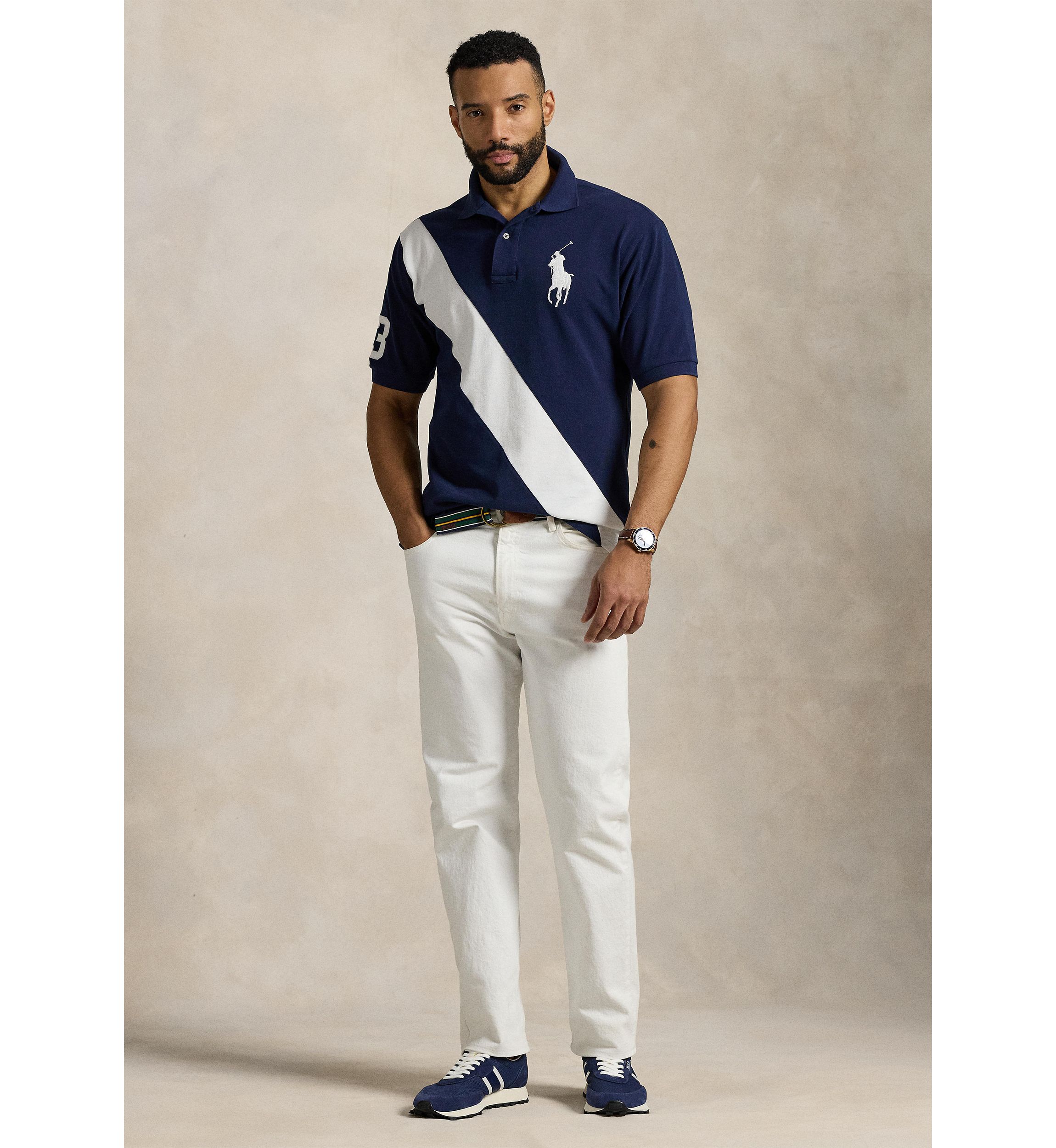 Big & Tall Big Pony Mesh Polo Shirt