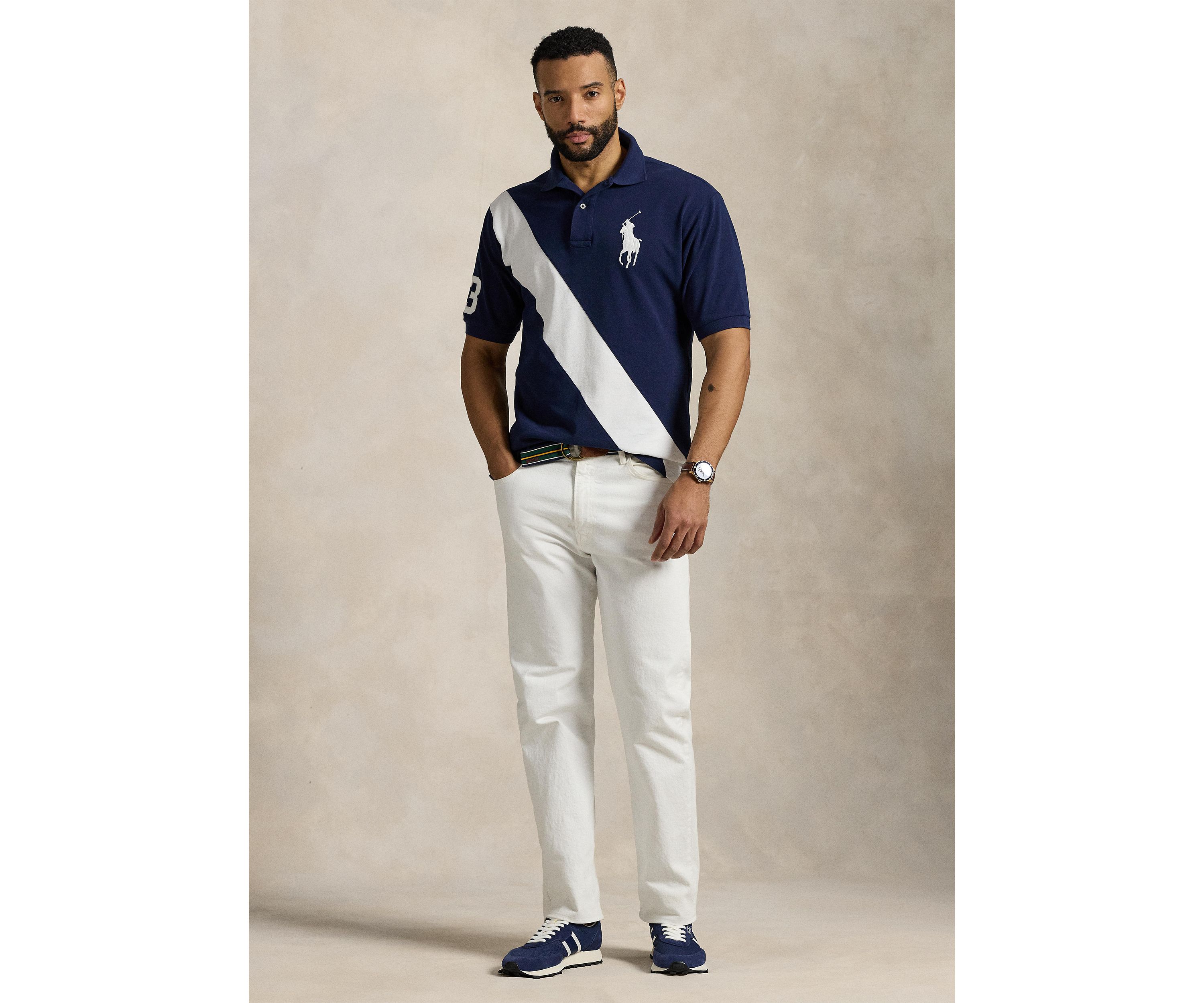 Big & Tall Big Pony Mesh Polo Shirt