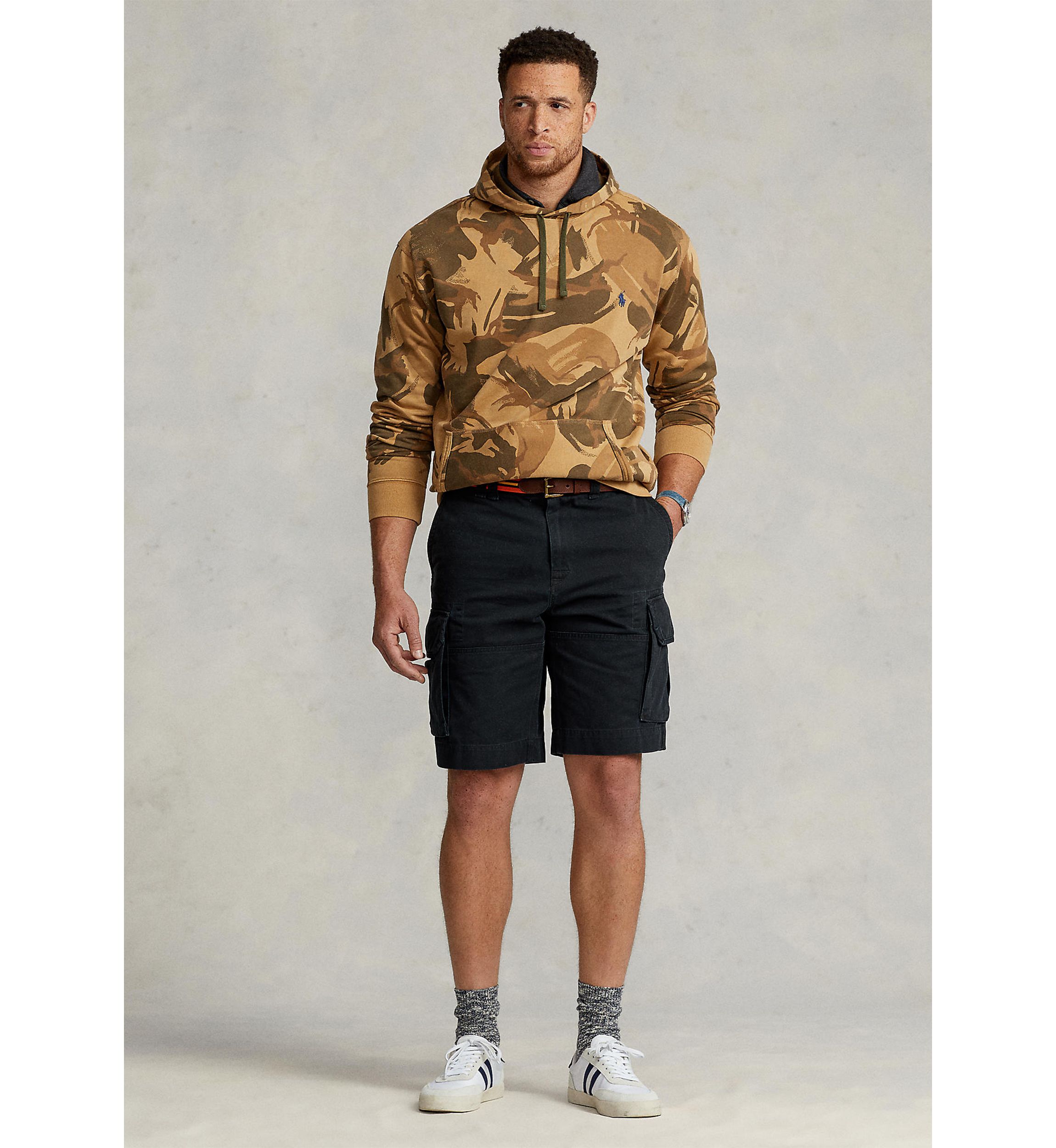 Big & Tall Relaxed Fit Slub Twill Cargo Shorts