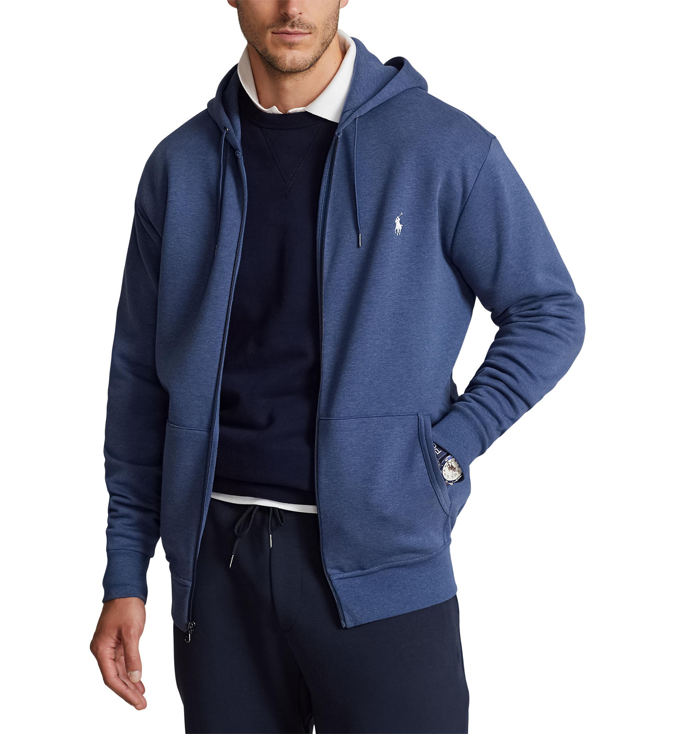 Big & Tall Double Knit Full Zip Hoodie