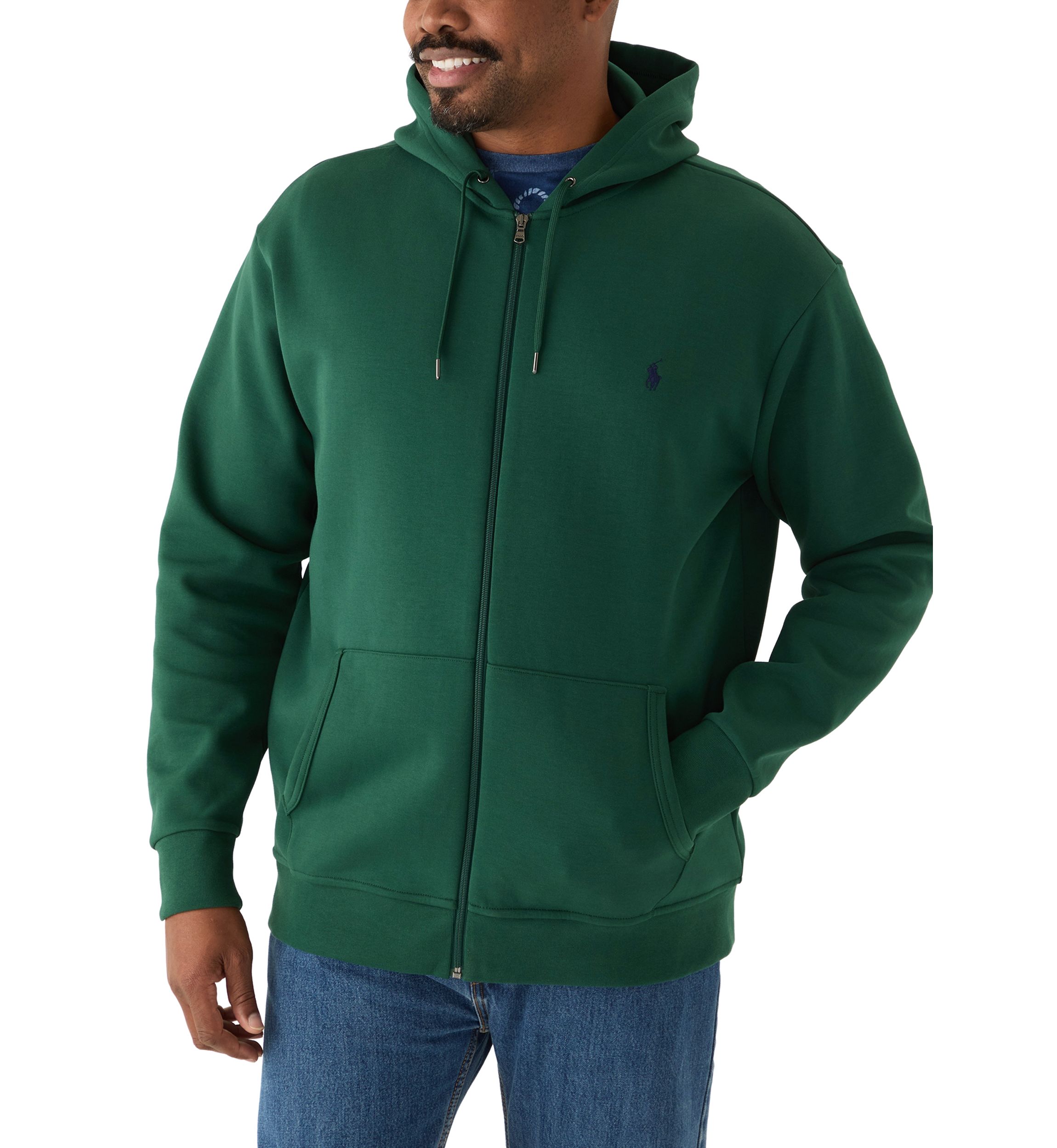 Big & Tall Double-Knit Full-Zip Hoodie