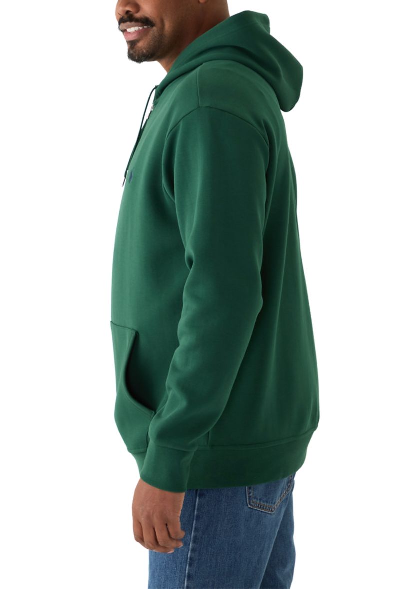 Big & Tall Double-Knit Full-Zip Hoodie