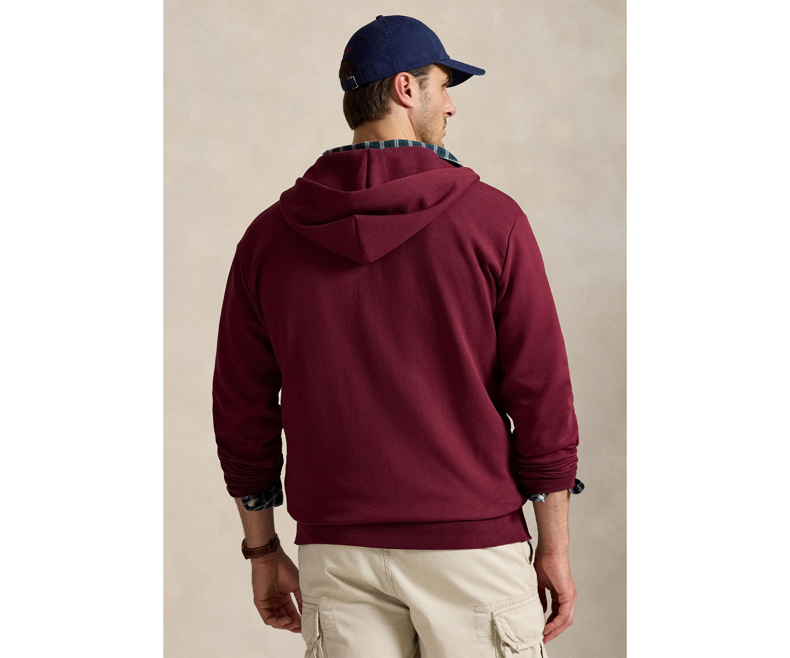 Big & Tall Double-Knit Full-Zip Hoodie