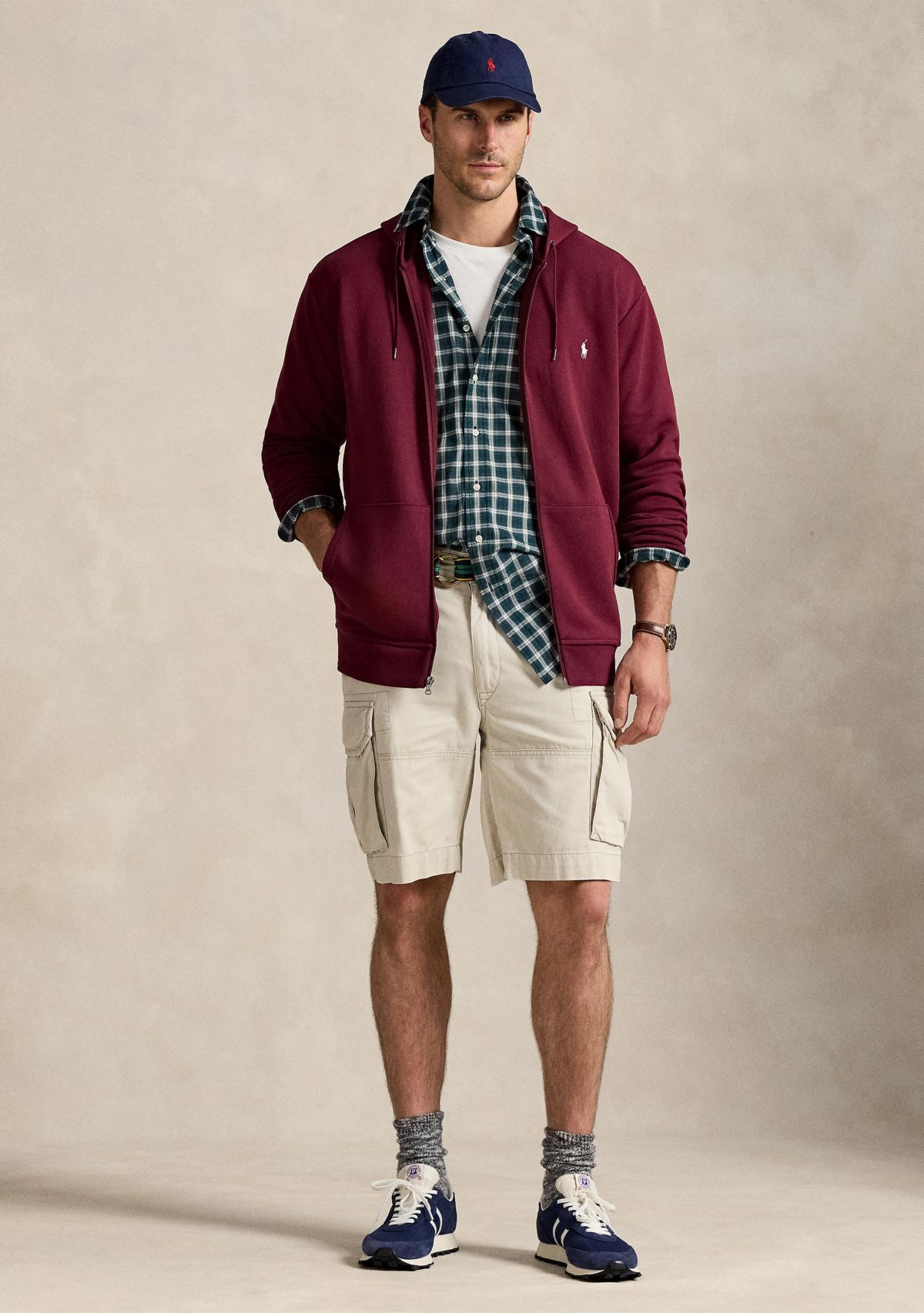 Big & Tall Double-Knit Full-Zip Hoodie