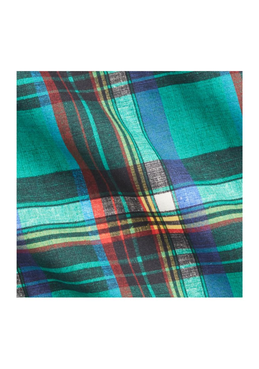 Big & Tall Plaid Fleece Shirt Jacket