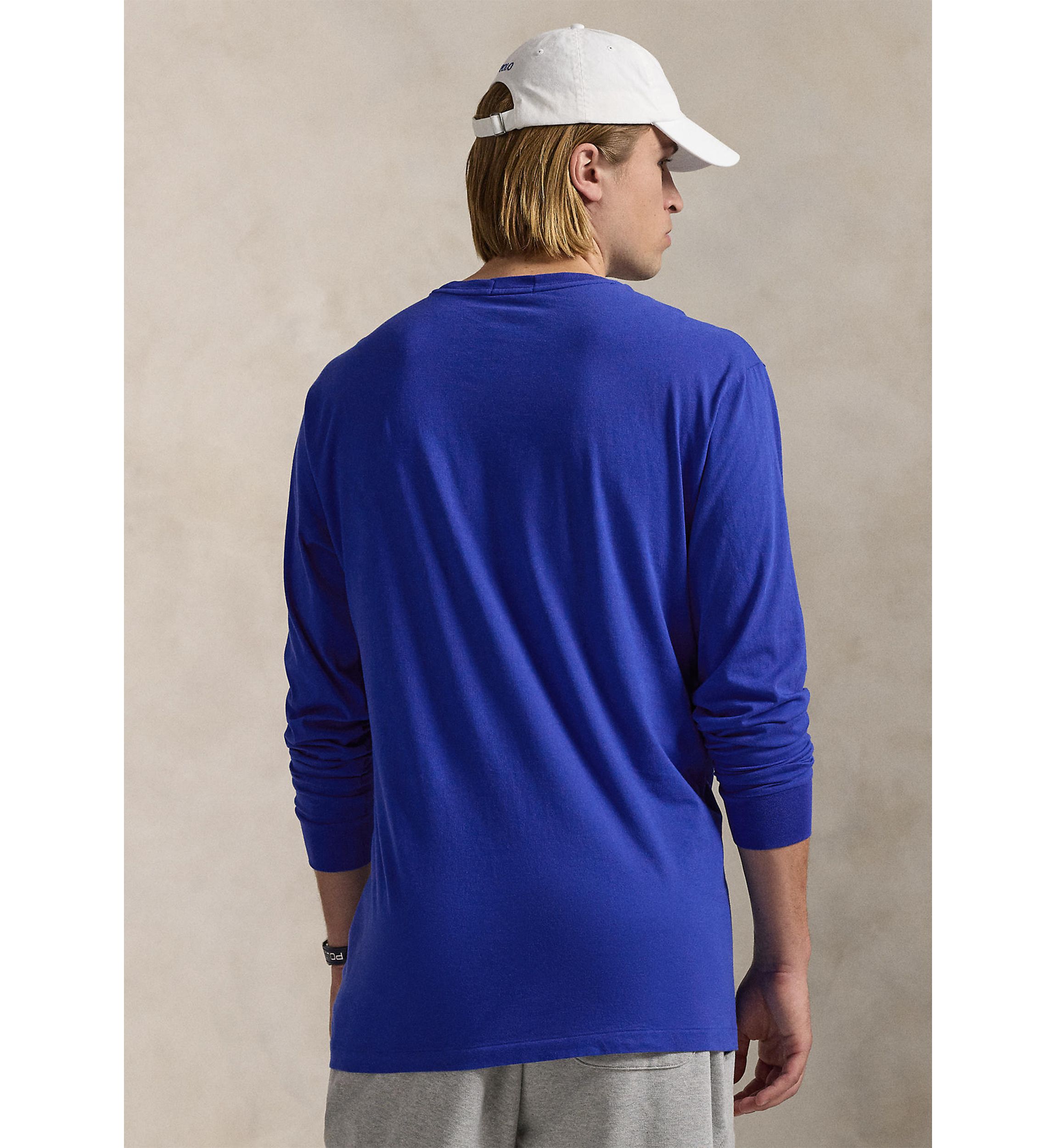 Big & Tall Polo Bear Jersey Long Sleeve Graphic T-Shirt