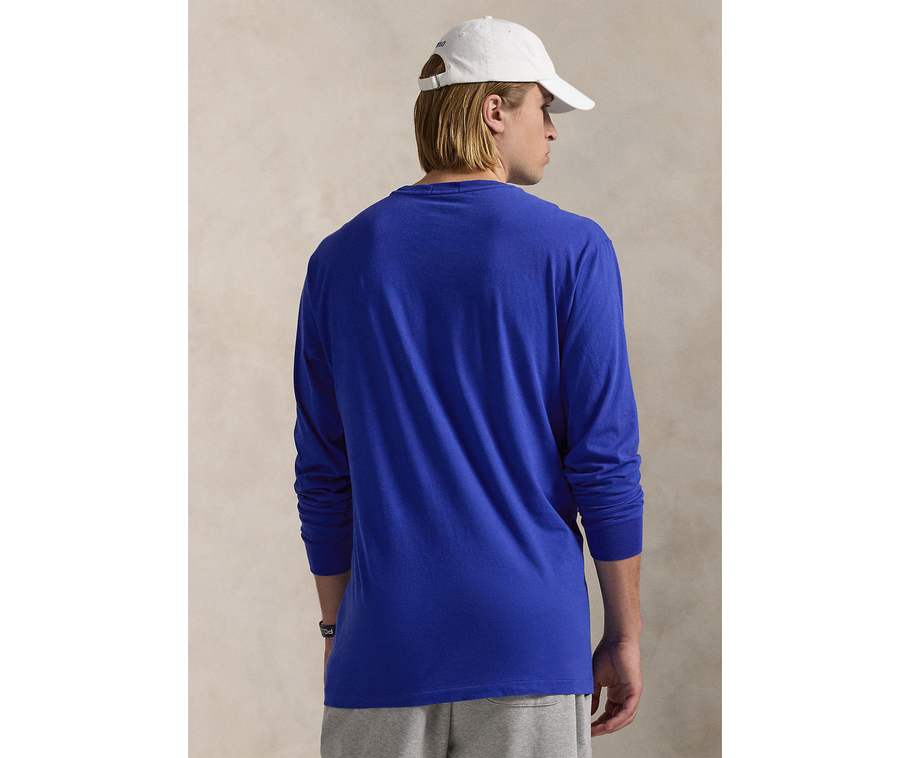 Big & Tall Polo Bear Jersey Long Sleeve Graphic T-Shirt