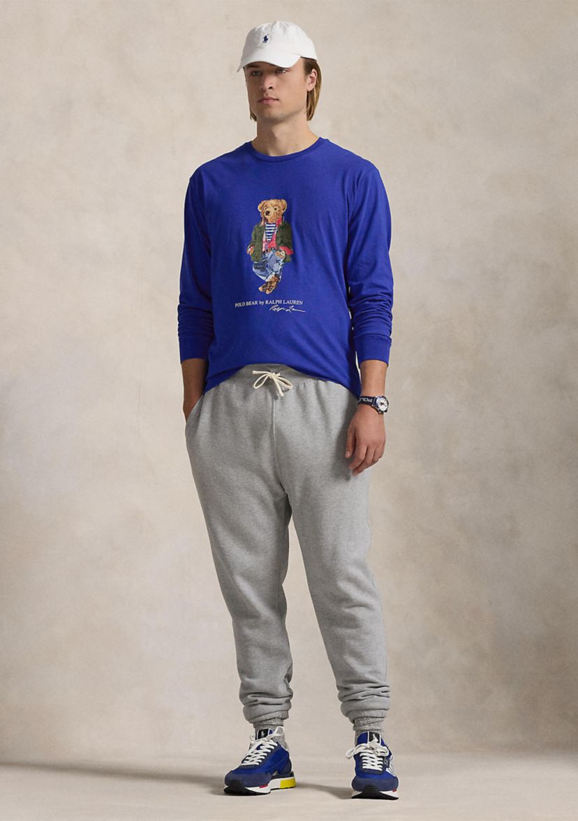 Big & Tall Polo Bear Jersey Long Sleeve Graphic T-Shirt
