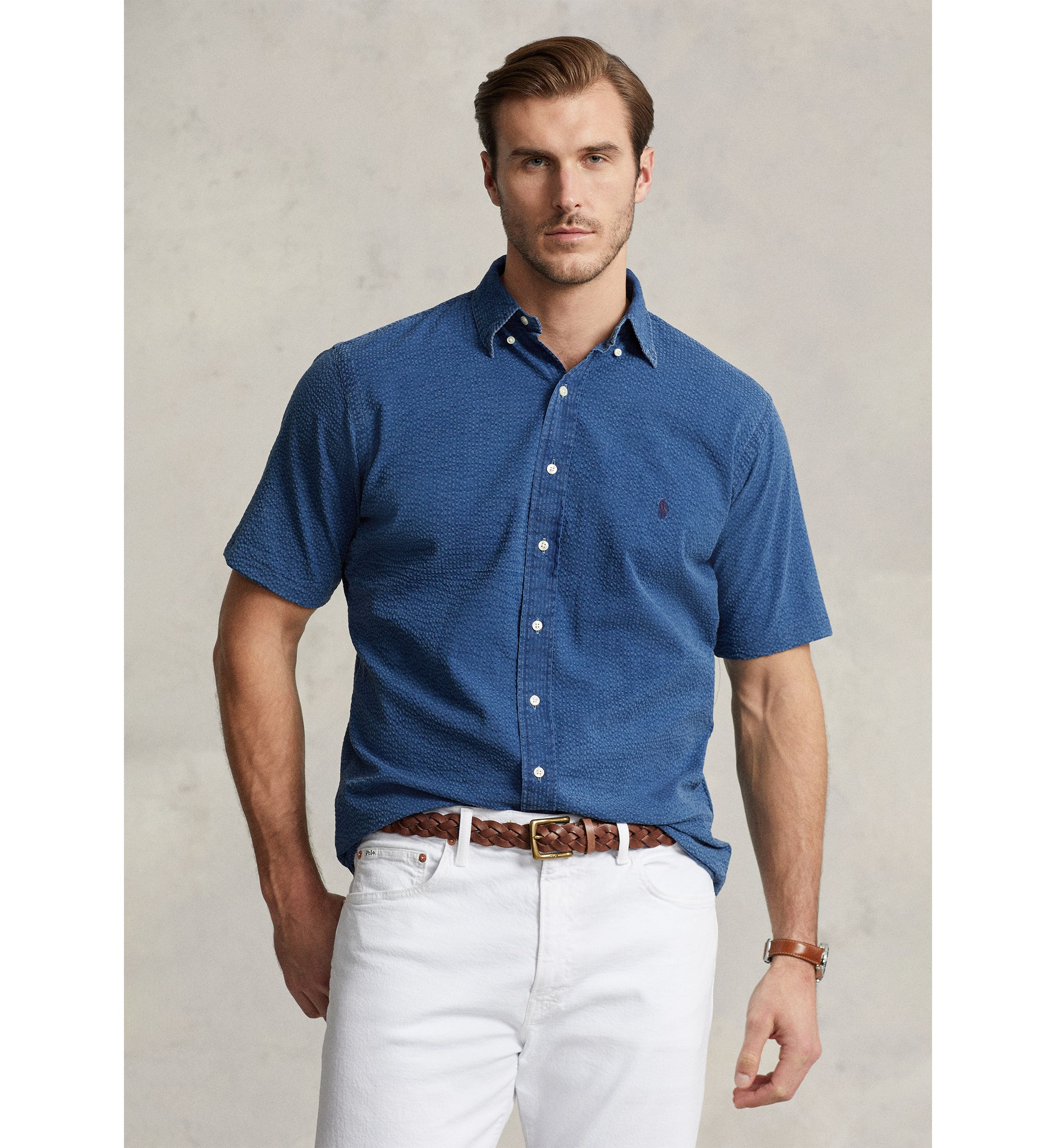 Big & Tall Seersucker Shirt