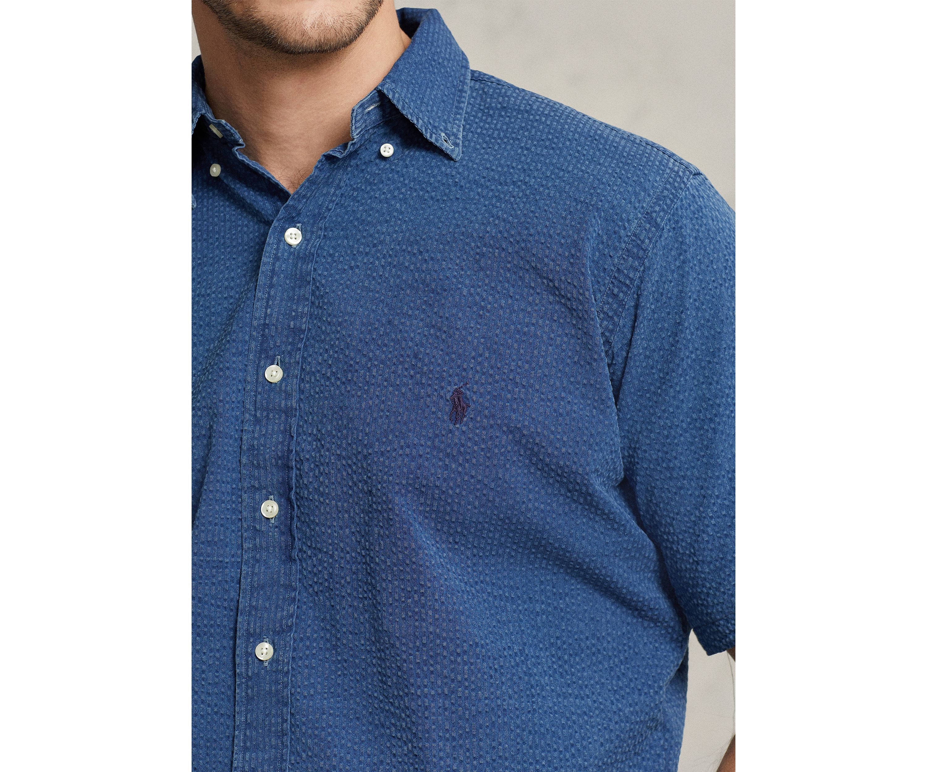 Big & Tall Seersucker Shirt