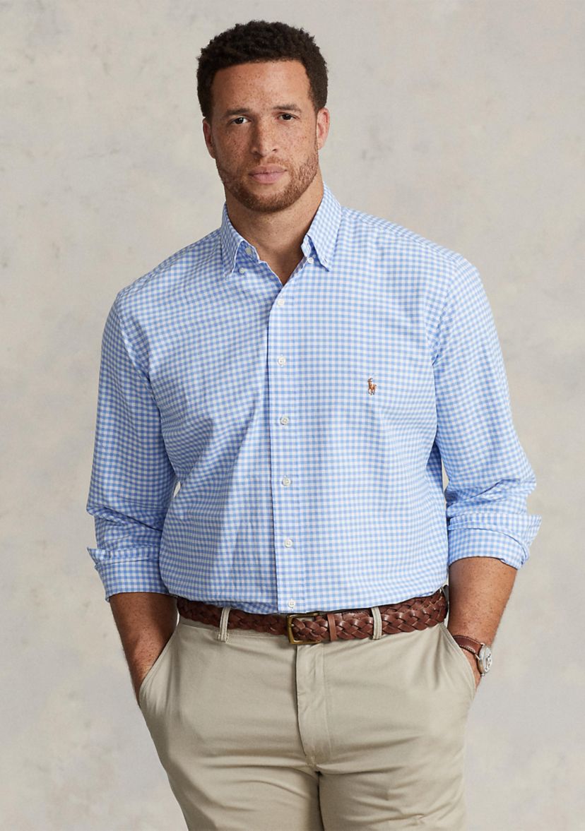 Big & Tall Gingham Oxford Shirt