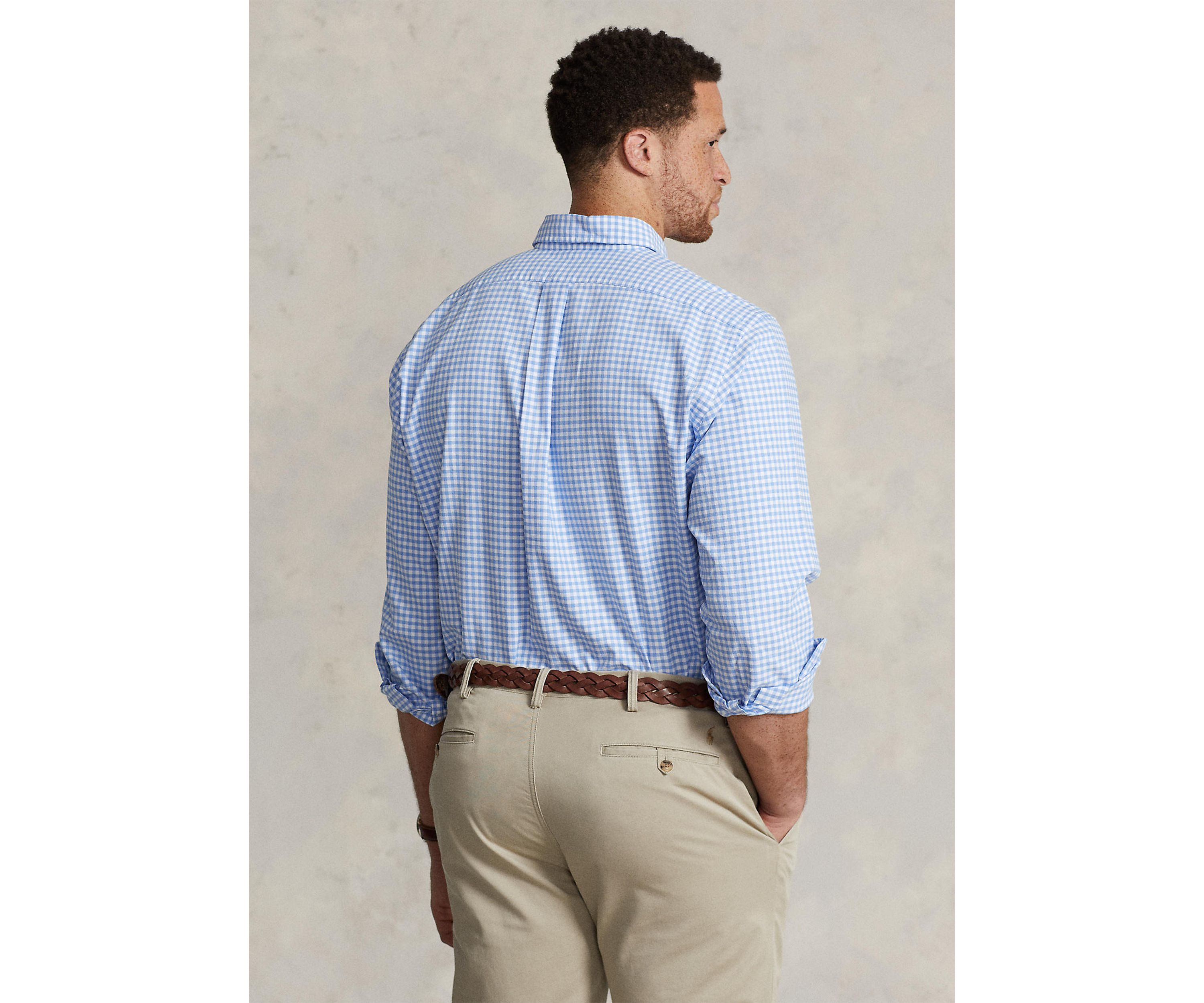 Big & Tall Gingham Oxford Shirt
