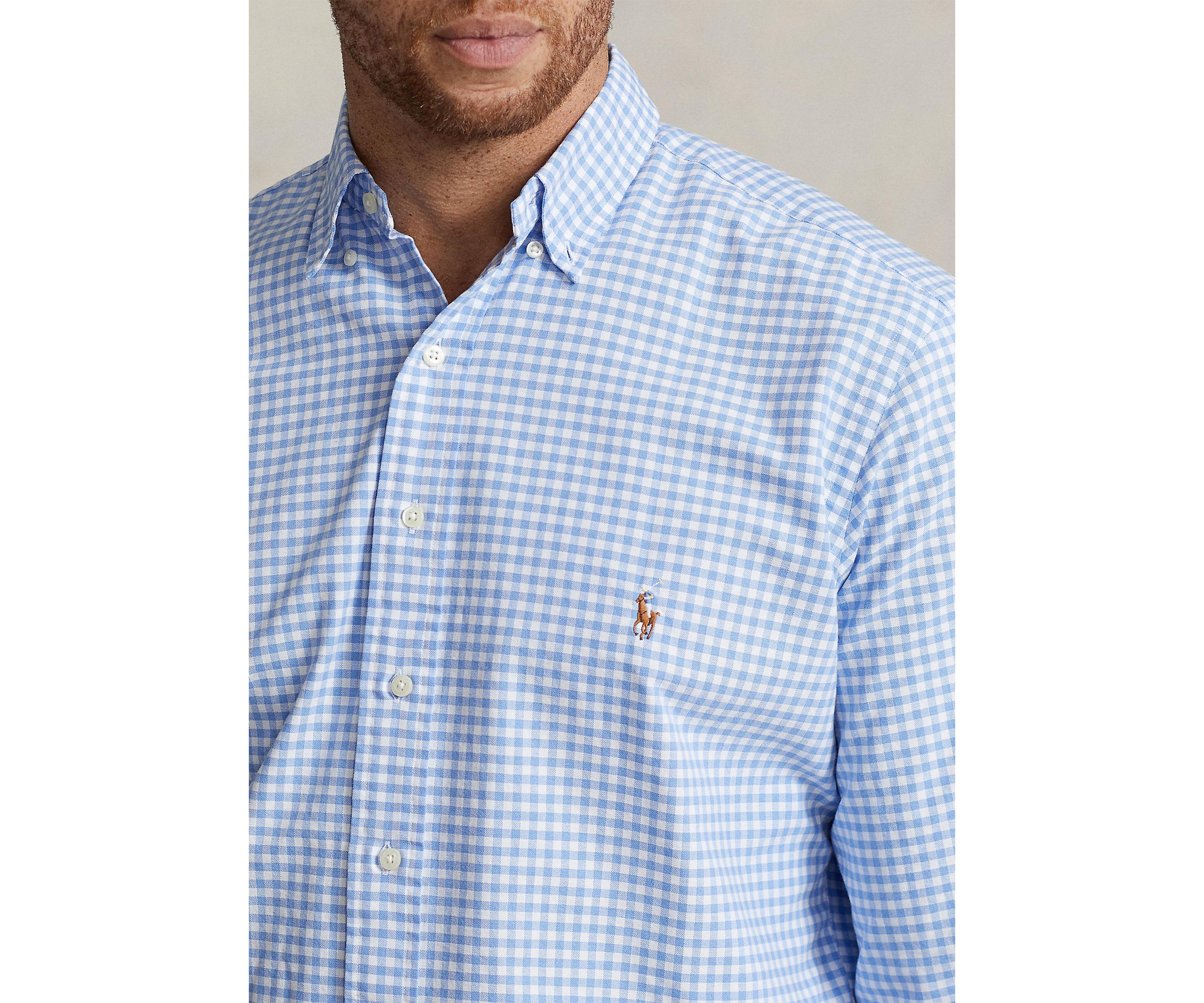 Big & Tall Gingham Oxford Shirt