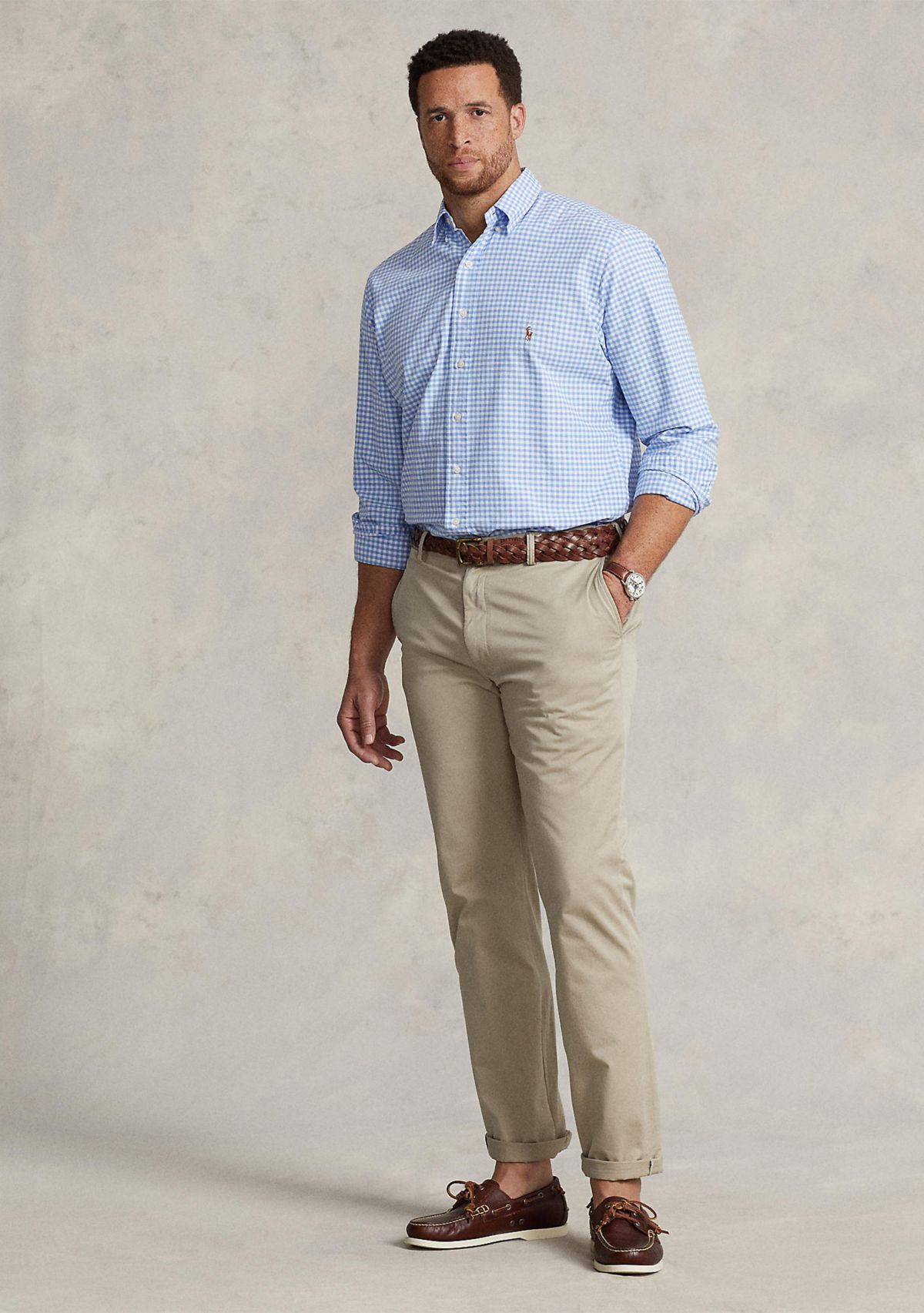 Big & Tall Gingham Oxford Shirt