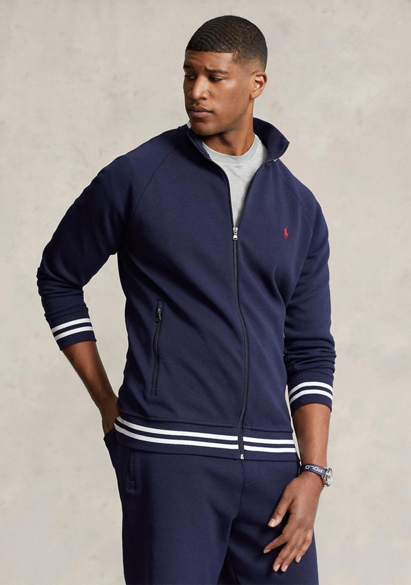 Big & Tall Double-Knit Track Jacket