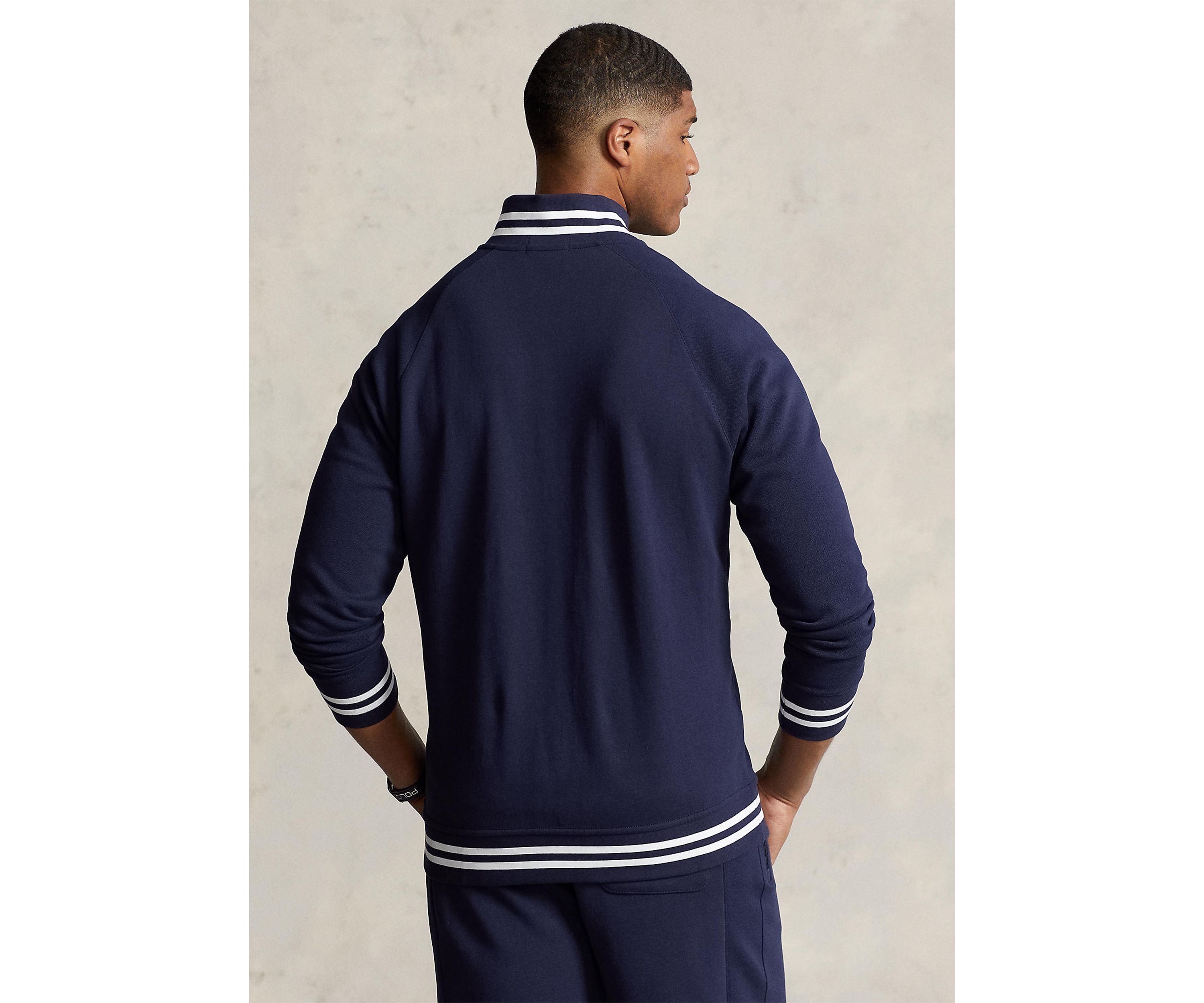 Big & Tall Double-Knit Track Jacket