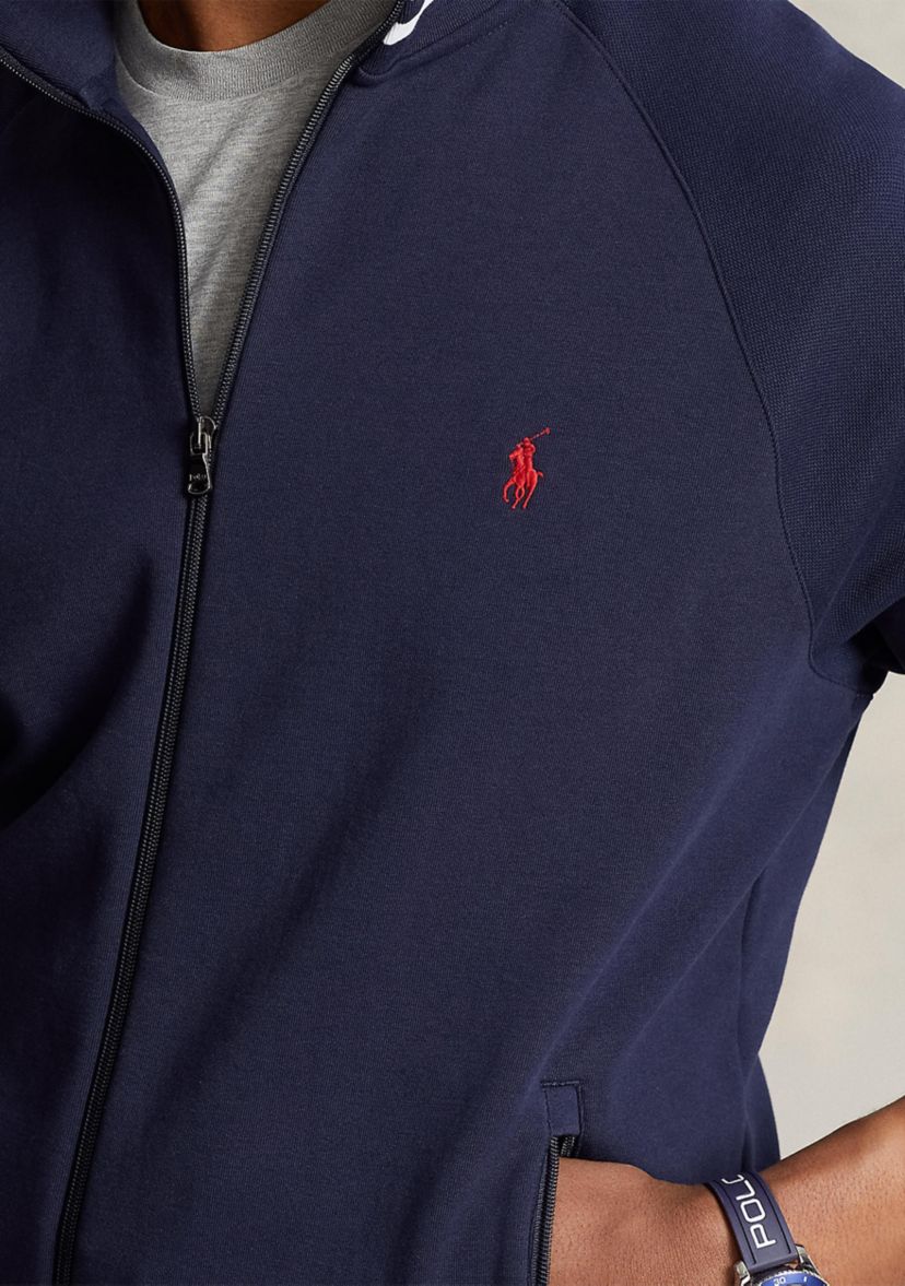 Big & Tall Double-Knit Track Jacket
