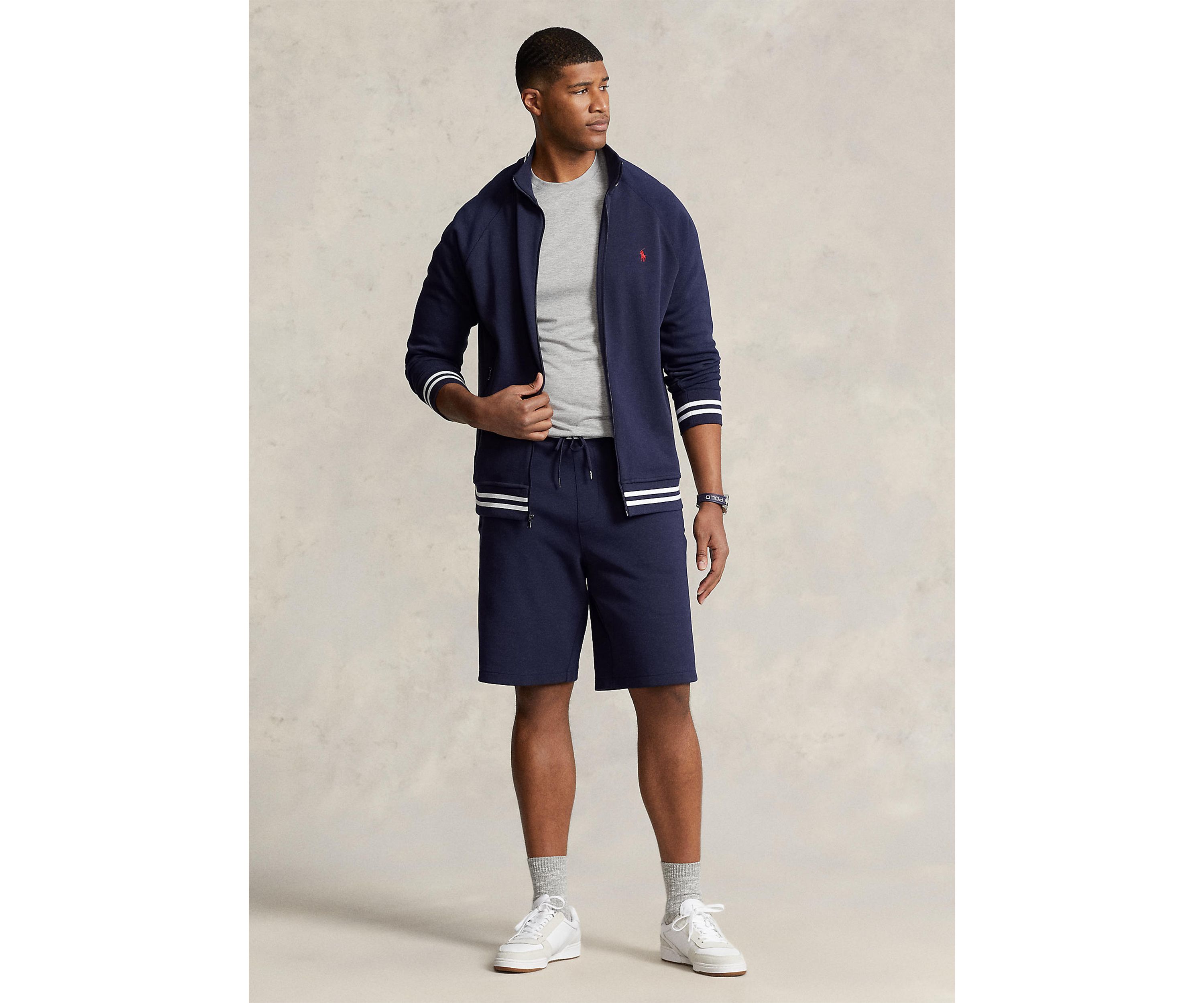 Big & Tall Double-Knit Track Jacket