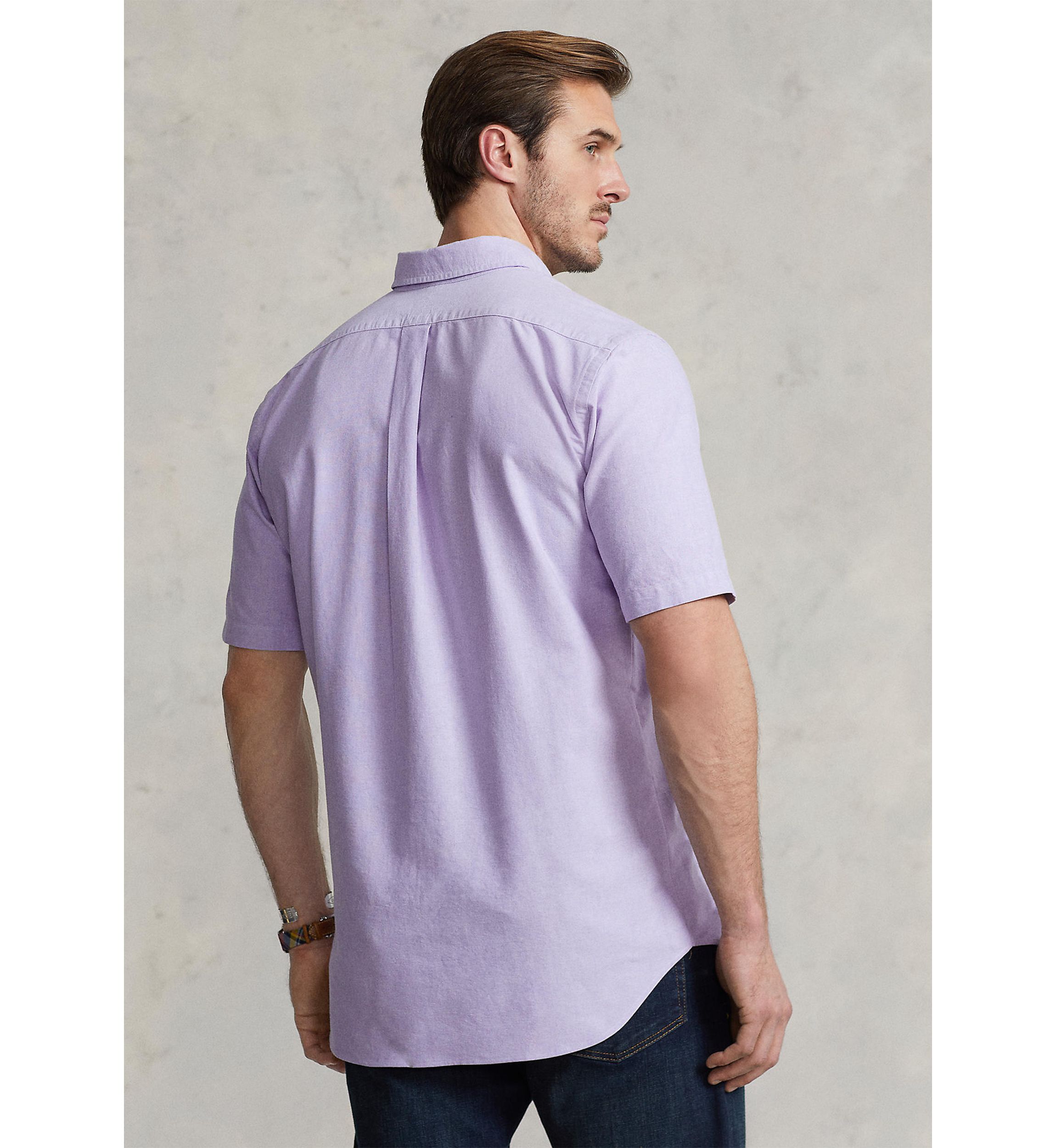 Big & Tall Short Sleeve Oxford Shirt
