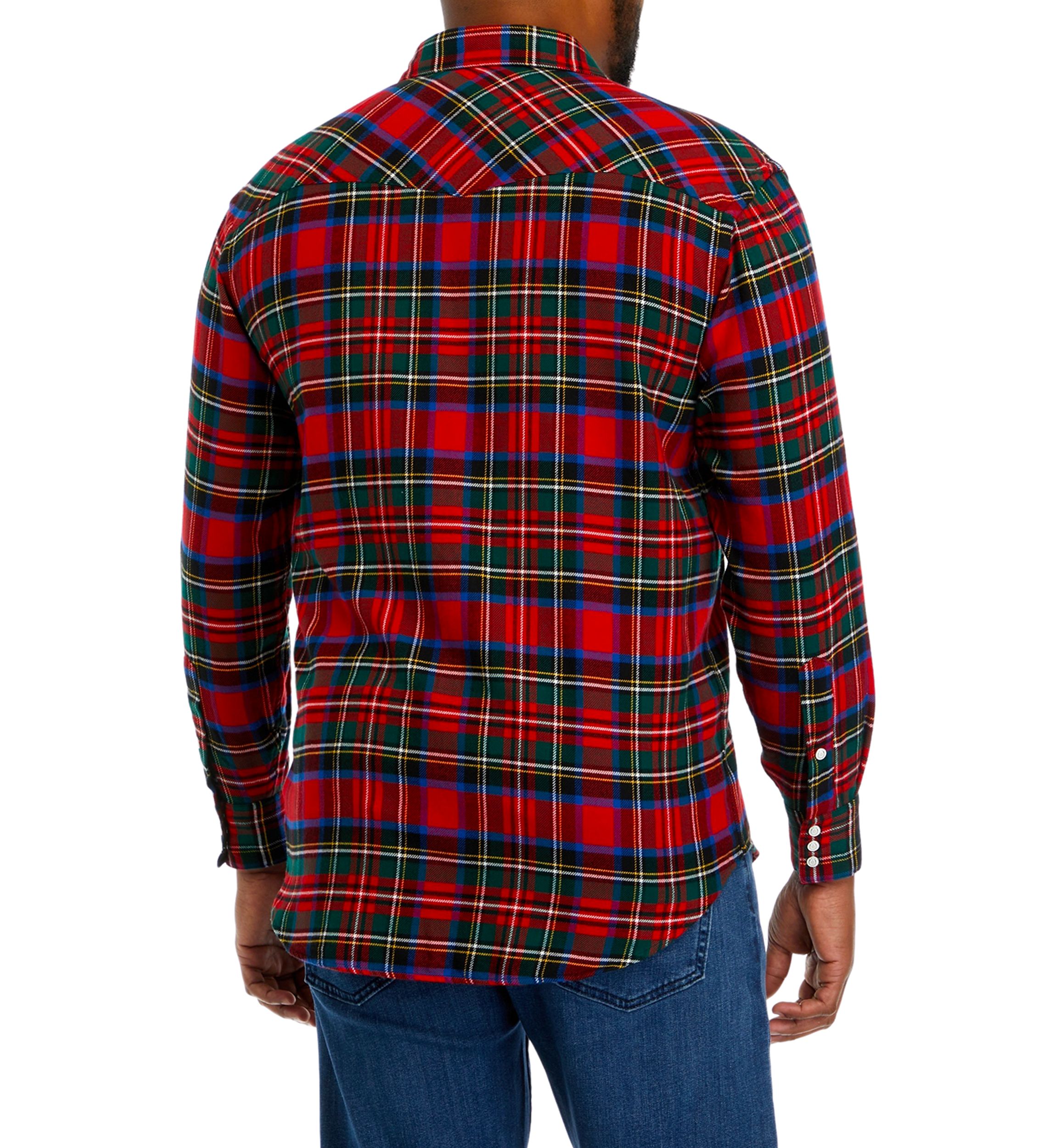 Big & Tall Holiday Woven Button Down Shirt
