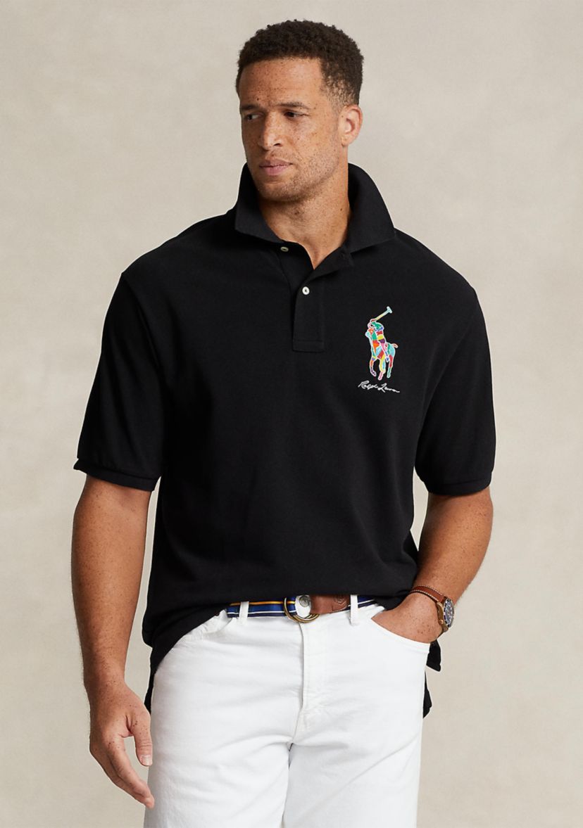 Big & Tall Big Pony Mesh Polo Shirt
