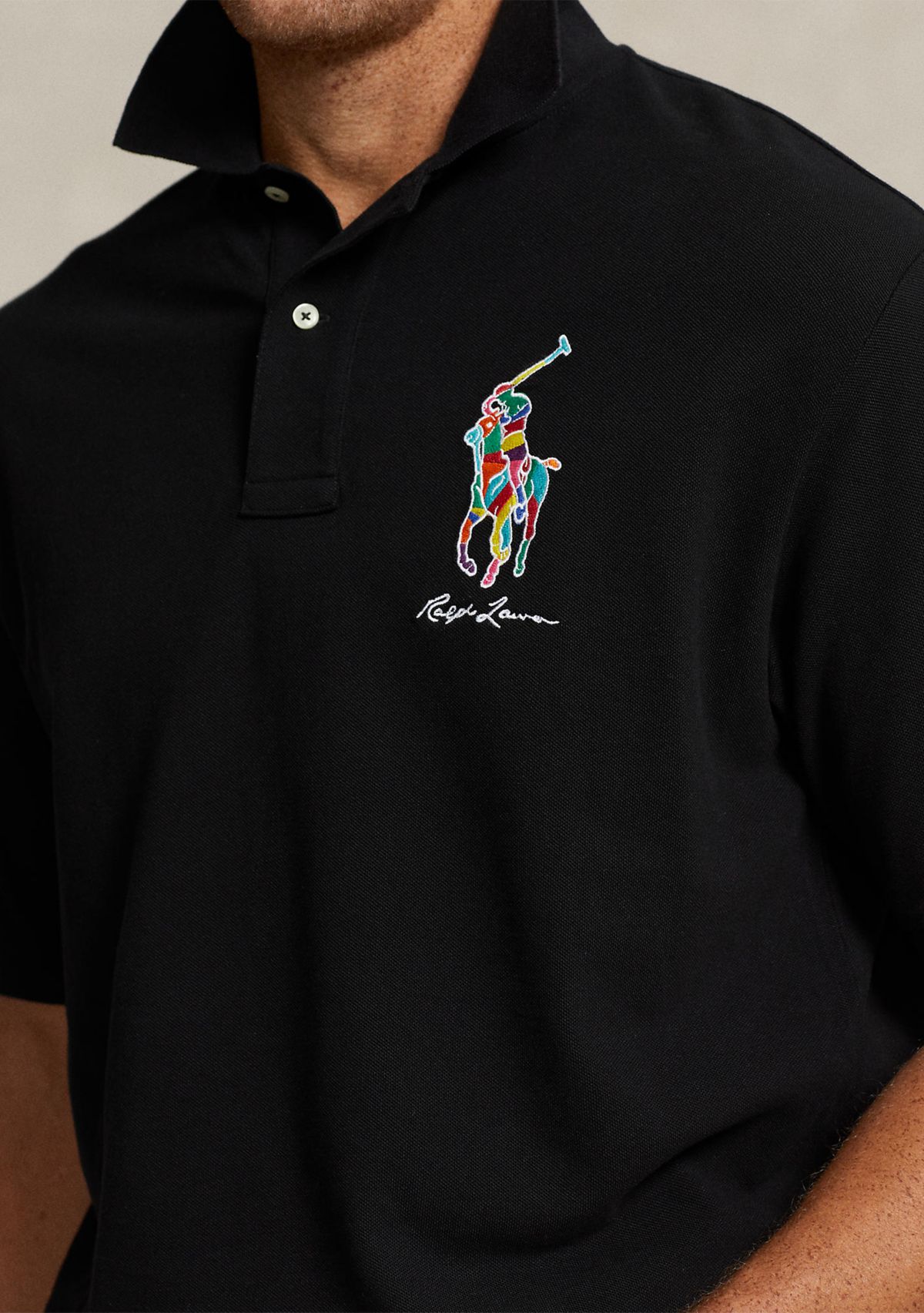 Big & Tall Big Pony Mesh Polo Shirt