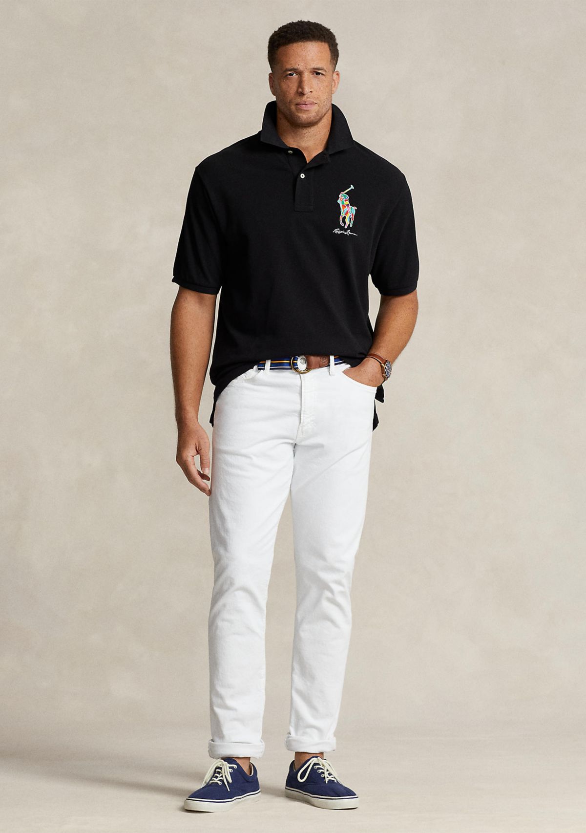 Big & Tall Big Pony Mesh Polo Shirt