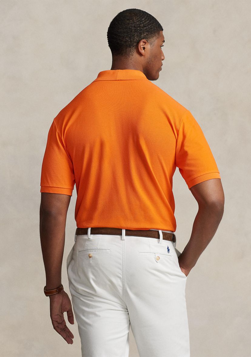 Big & Tall Mesh Graphic Polo Shirt