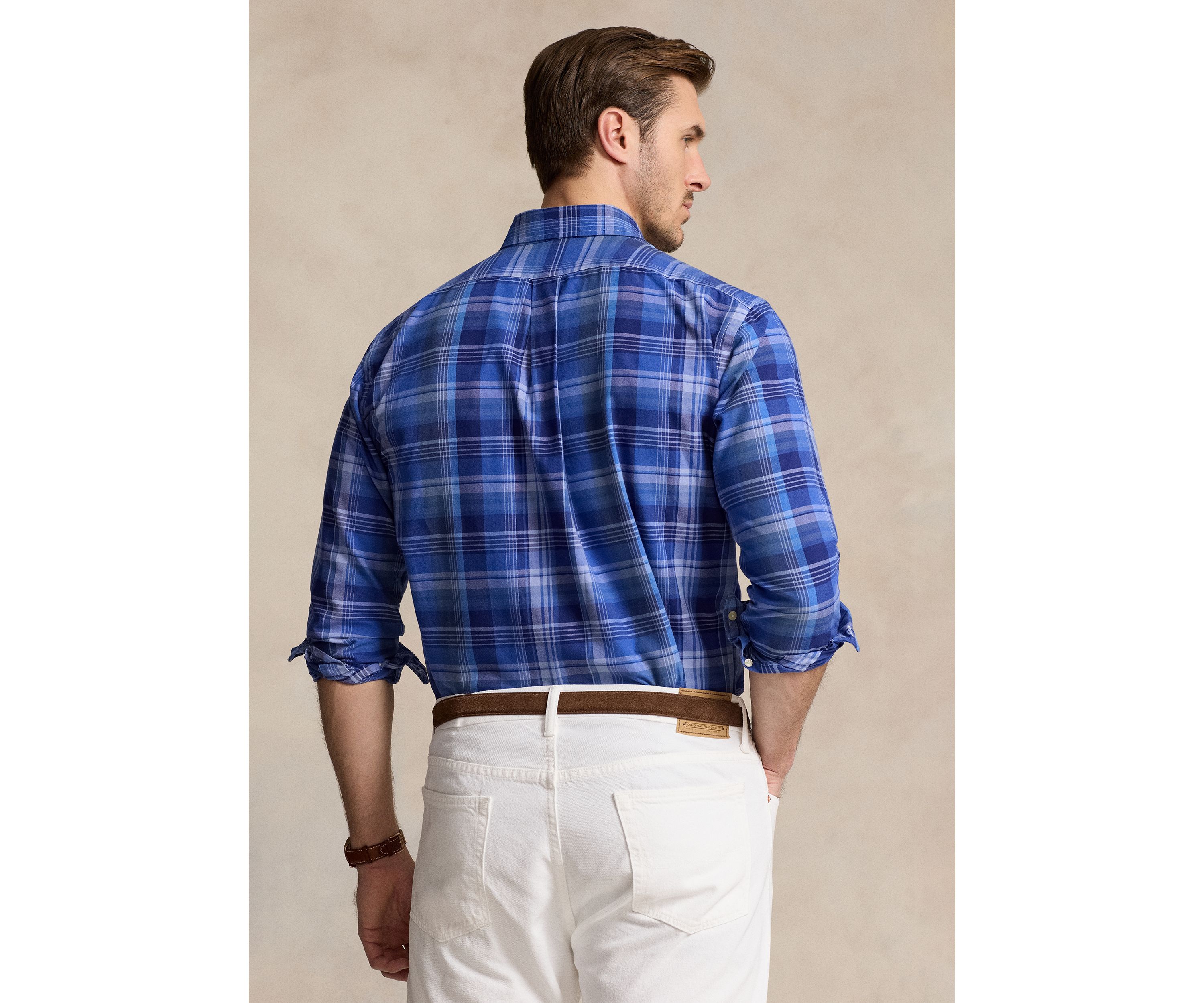 Big & Tall Plaid Oxford Shirt