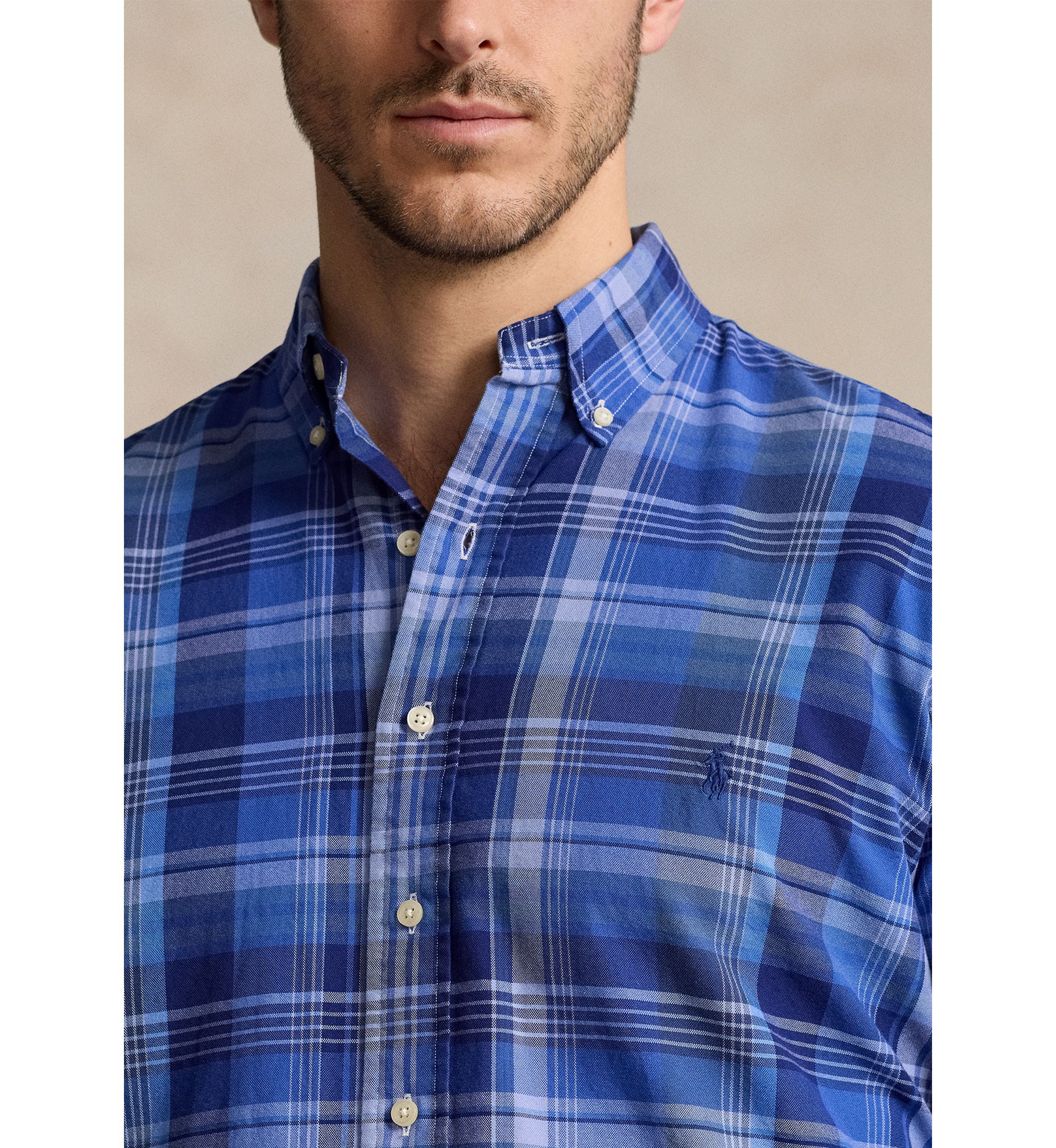 Big & Tall Plaid Oxford Shirt