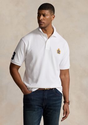 Polo Ralph Lauren Men's Big & Tall Triple-Pony Mesh Polo Shirt -  3201602711935534001