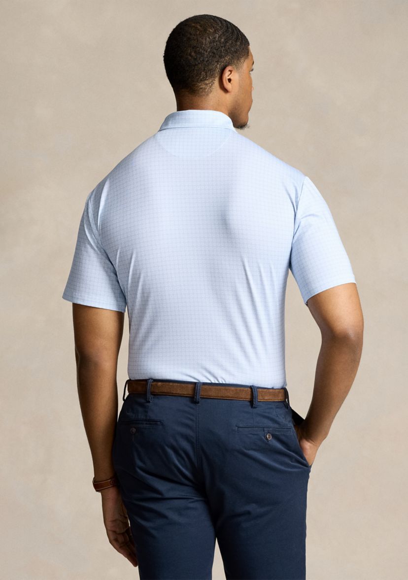 Big & Tall Foulard Printed Performance Polo Shirt