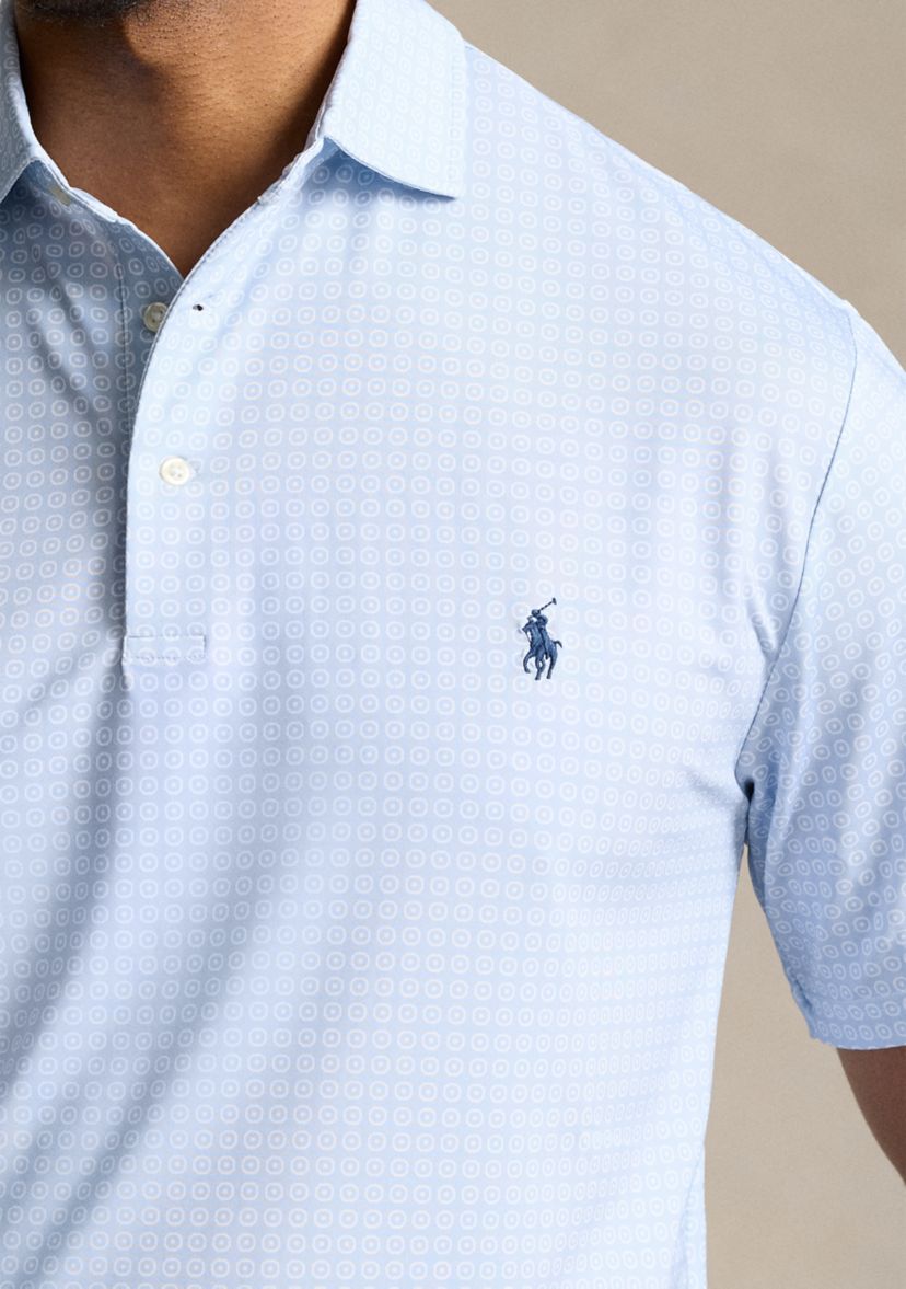 Big & Tall Foulard Printed Performance Polo Shirt