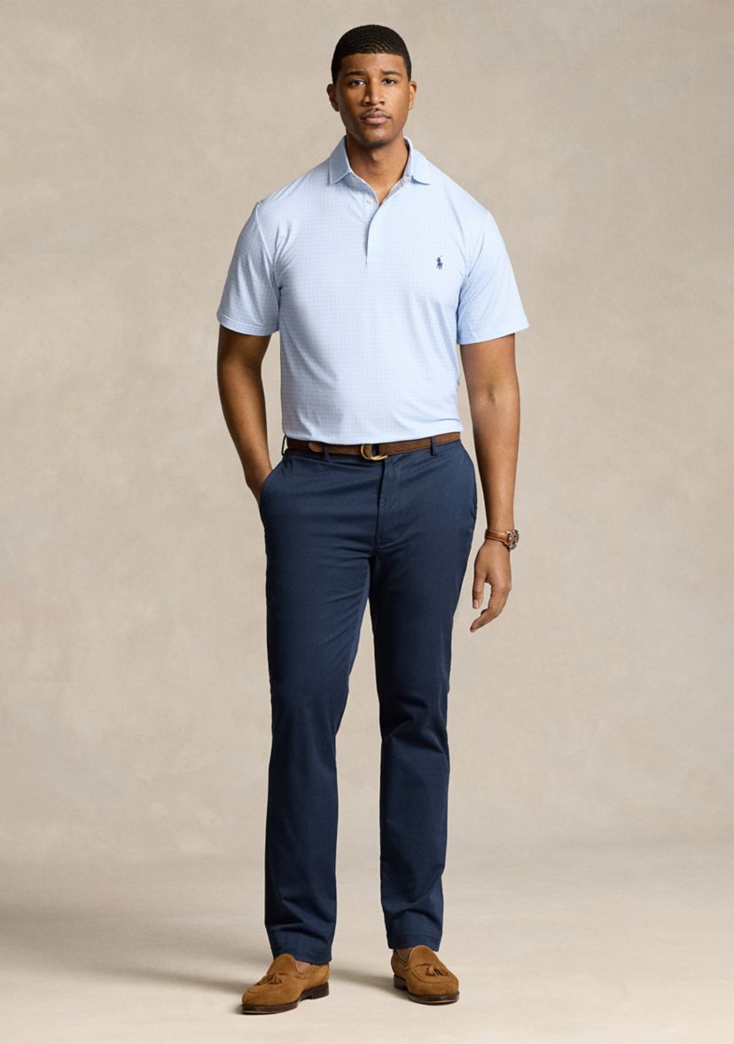 Big & Tall Foulard Printed Performance Polo Shirt