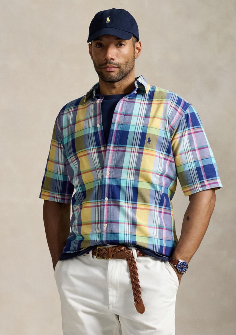 Big & Tall Plaid Oxford Shirt