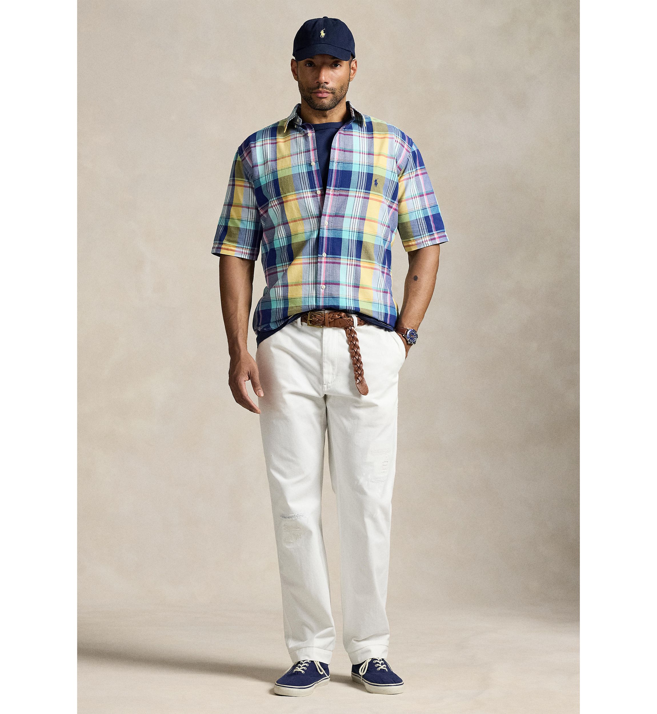 Big & Tall Plaid Oxford Shirt