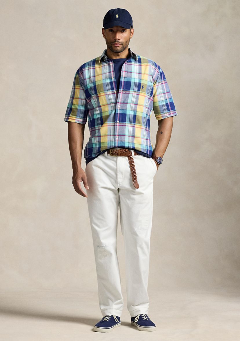 Big & Tall Plaid Oxford Shirt