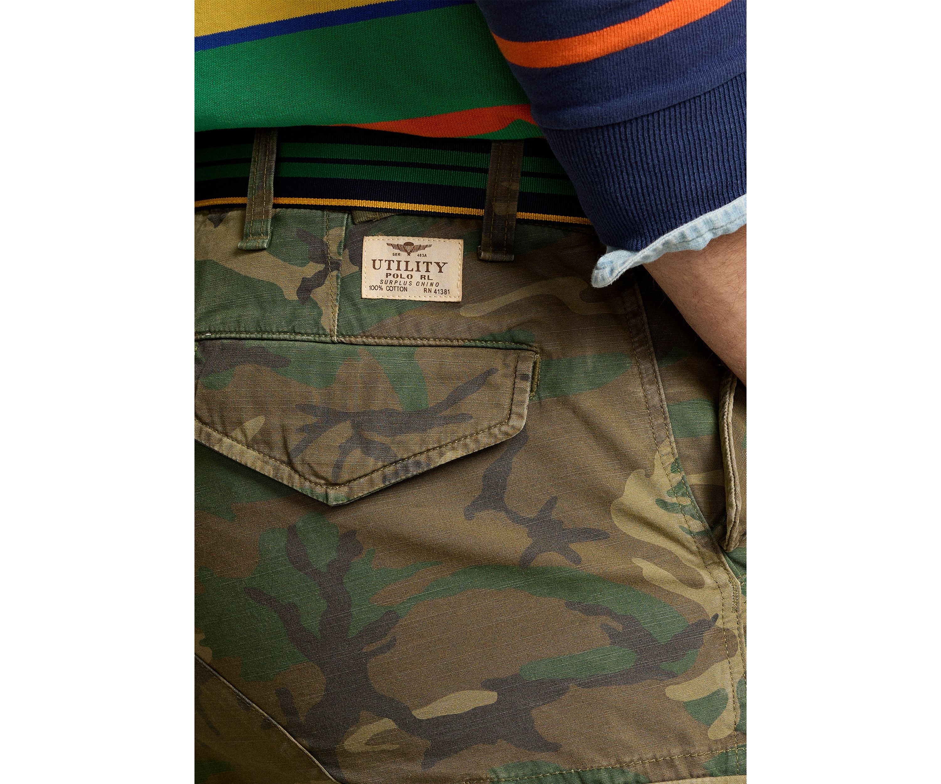 Big & Tall Classic Fit Camo Canvas Cargo Pants